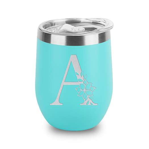 12oz Insulated Cup with Lid (Teal)