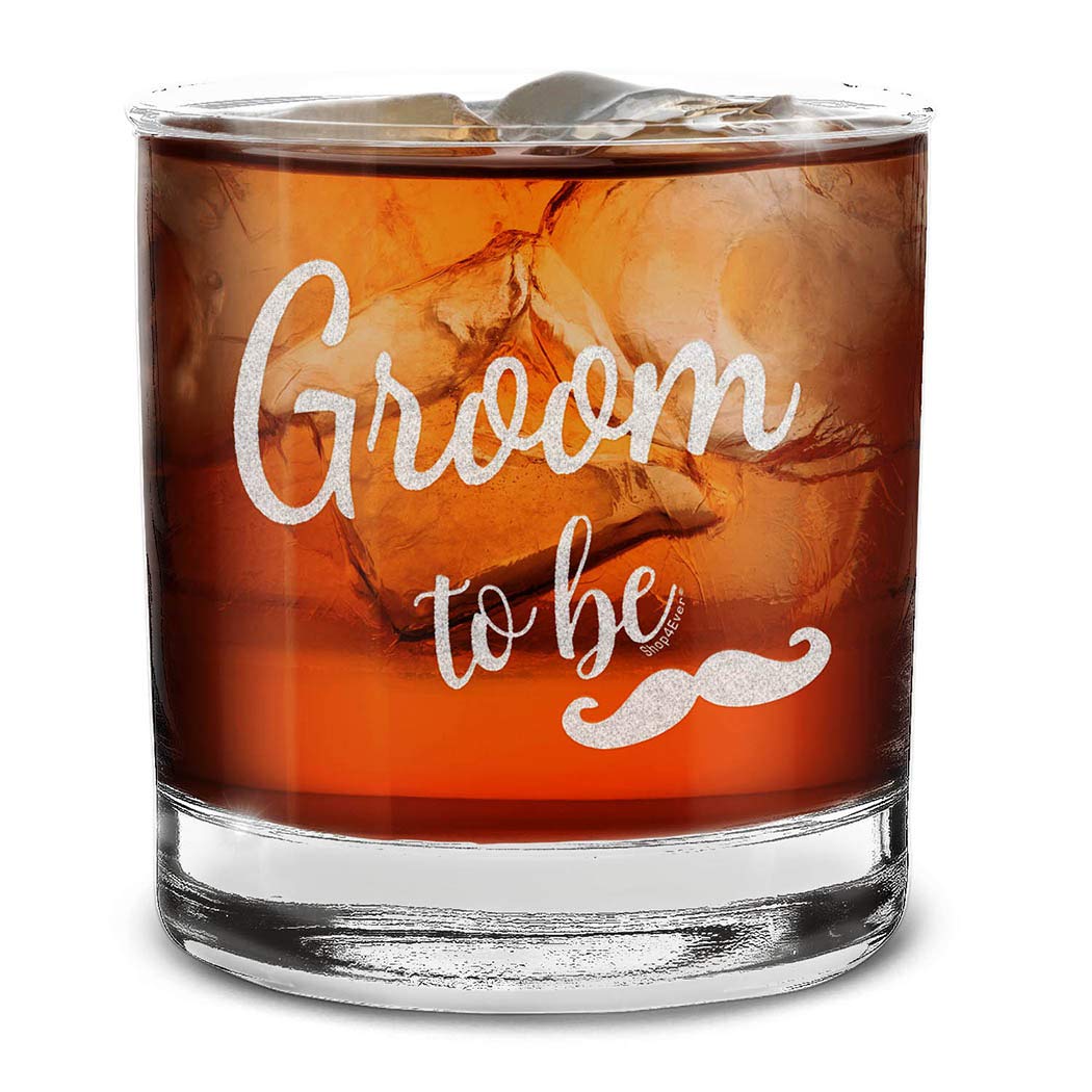 Groom To Be Engraved Whiskey Glass