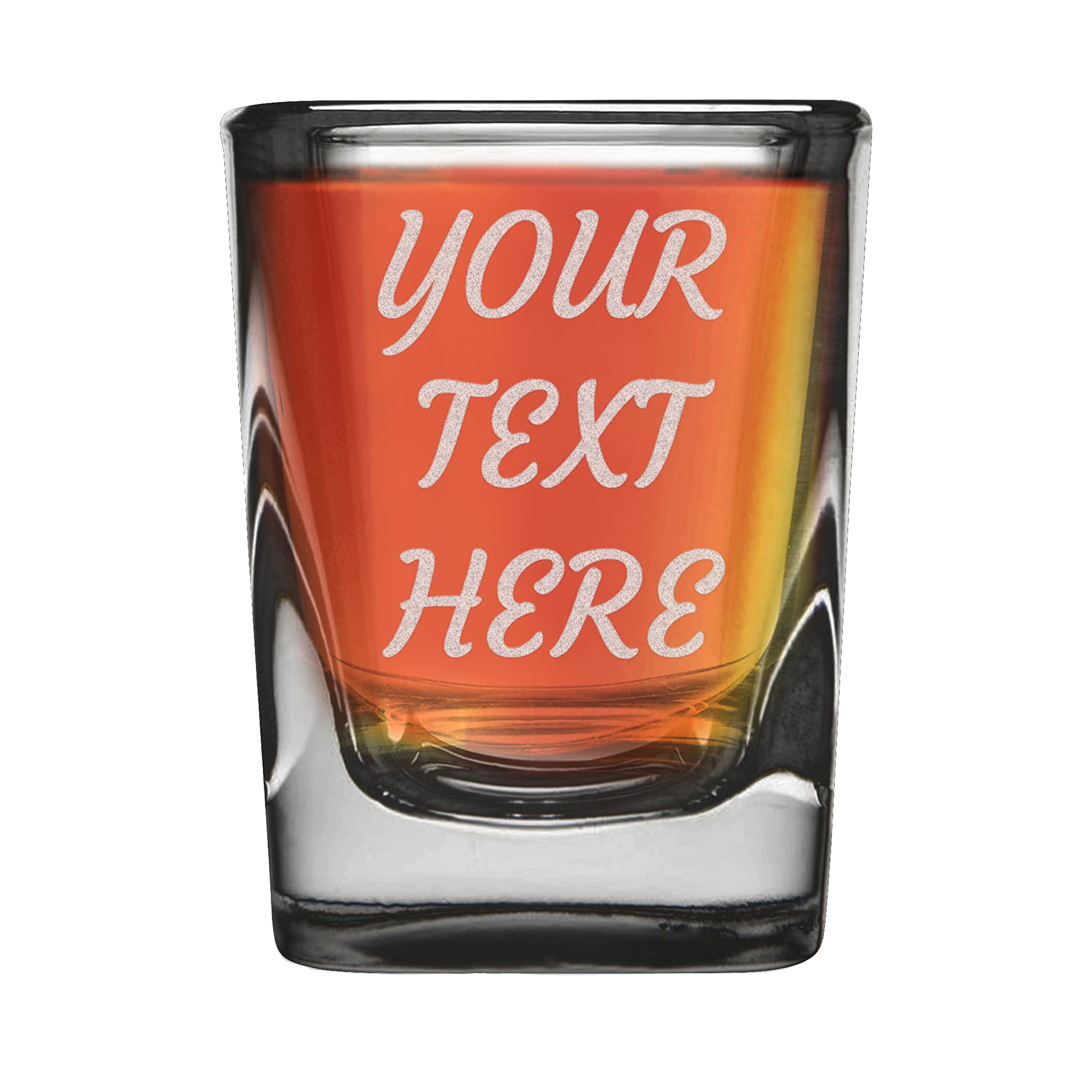 Custom Personalized Your Text Shot Glass 2 oz.
