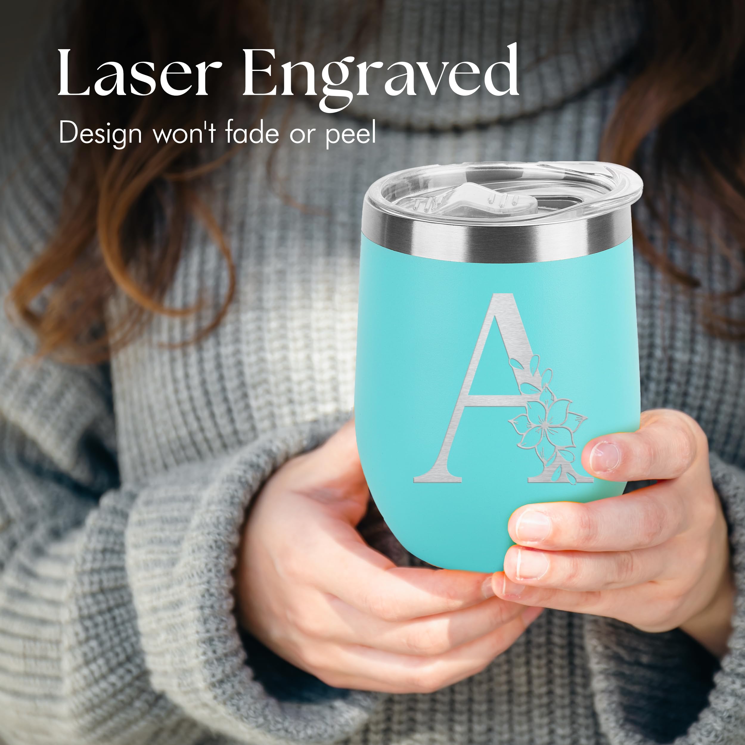 12oz Insulated Cup with Lid (Teal)