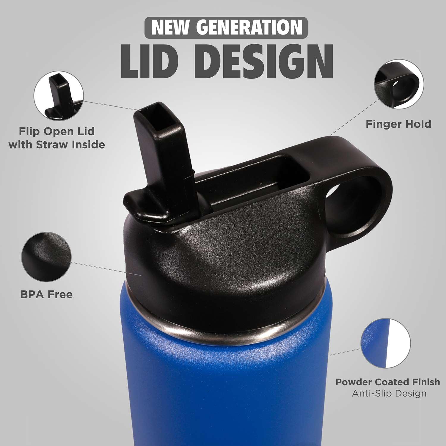 Custom Personalized Happy Retirement Water Bottle 18oz.