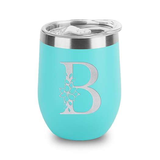 12oz Insulated Cup with Lid (Teal)