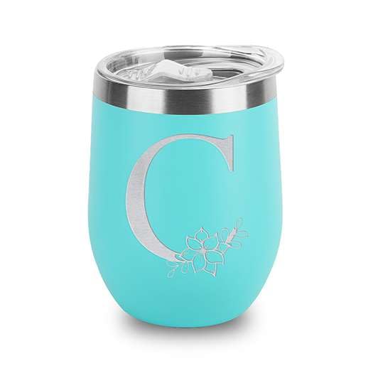 12oz Insulated Cup with Lid (Teal)