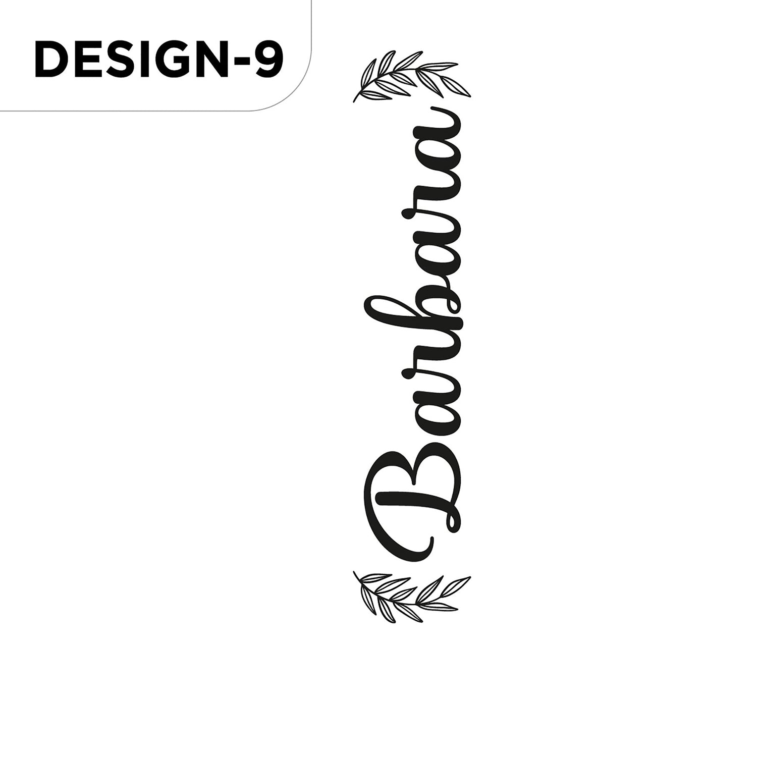 Custom Personalized Vertical Your Name Laser Engraved Champagne Flute Glasses 8 oz.