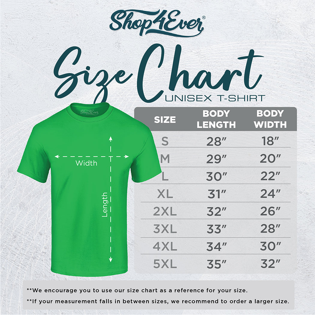 Custom Personalized Your Name and Jersey Number Shamrock St. Patrick's Day T-Shirt