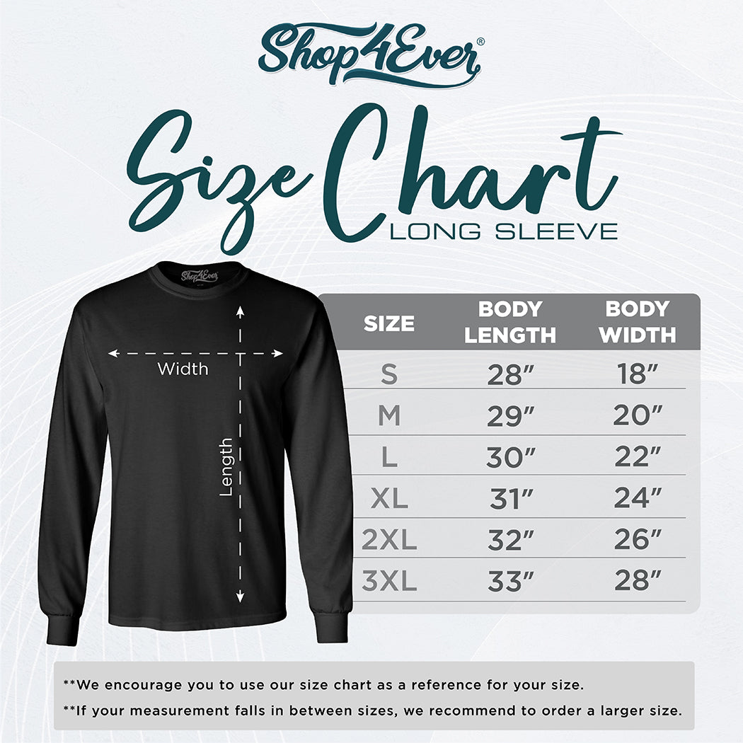 Custom Personalized Design Your Own Front Back Long Sleeve Shirt
