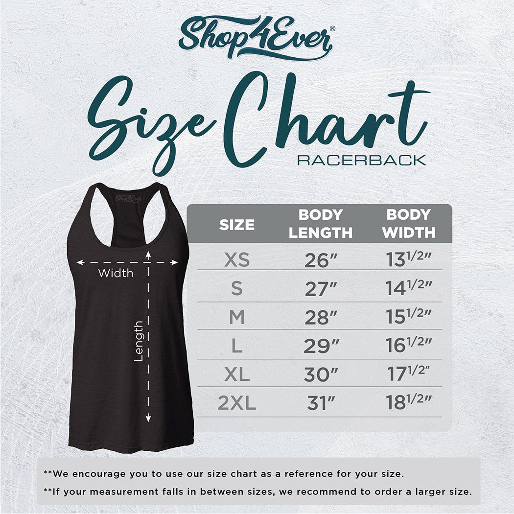 Custom Personalized Design Your Own Front Back Women's Racerback Tank Top
