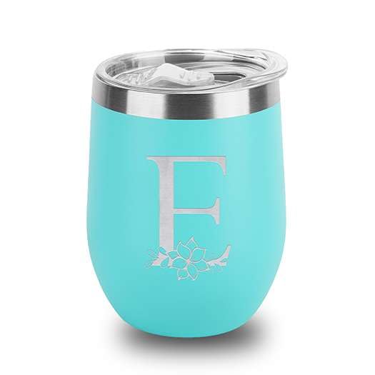 12oz Insulated Cup with Lid (Teal)