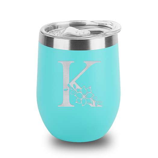 12oz Insulated Cup with Lid (Teal)