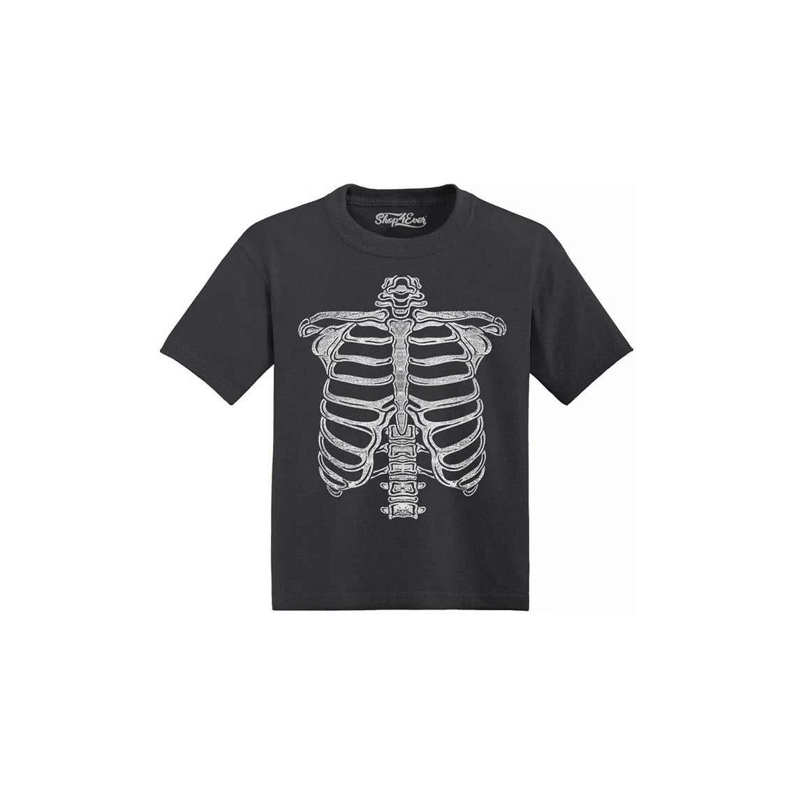 Skeleton Ribcage Toddler Cotton T-Shirt