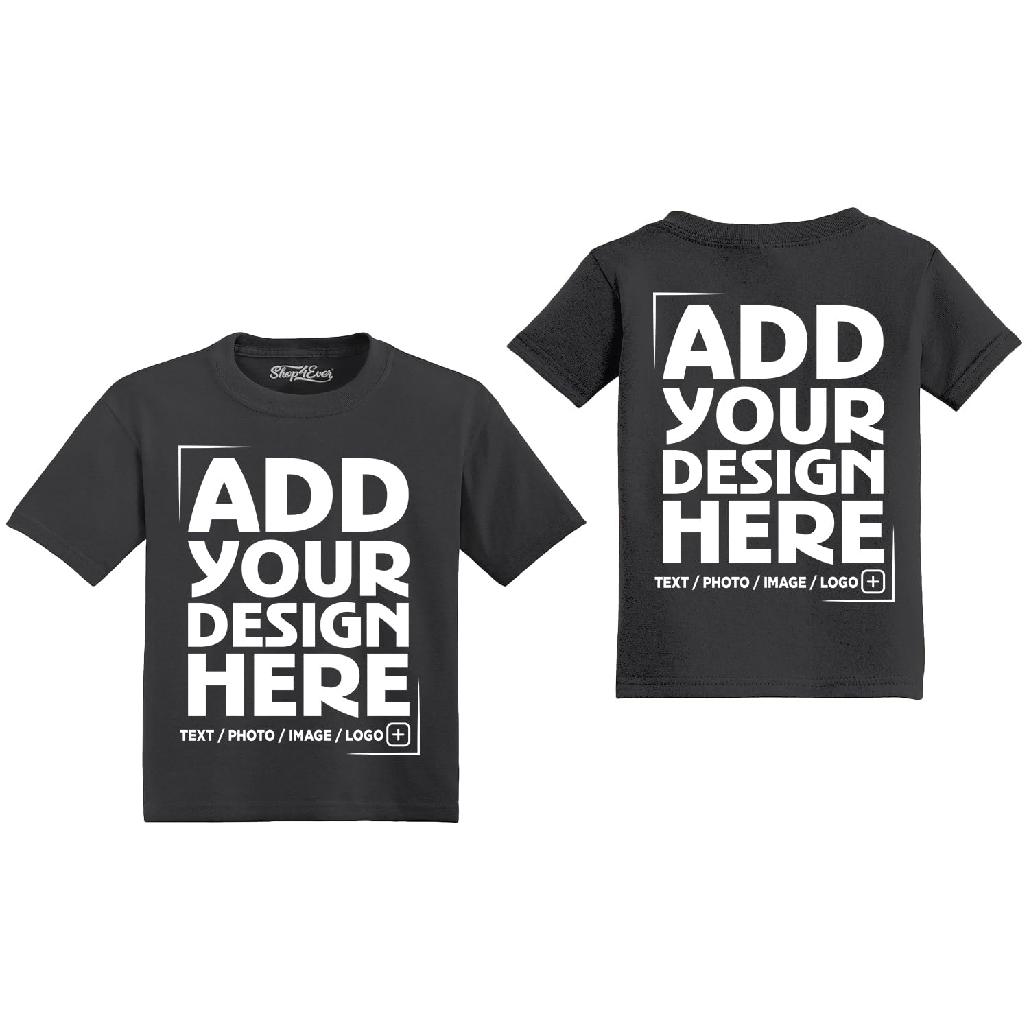 Custom Personalized Design Your Own Toddler Cotton T-Shirt