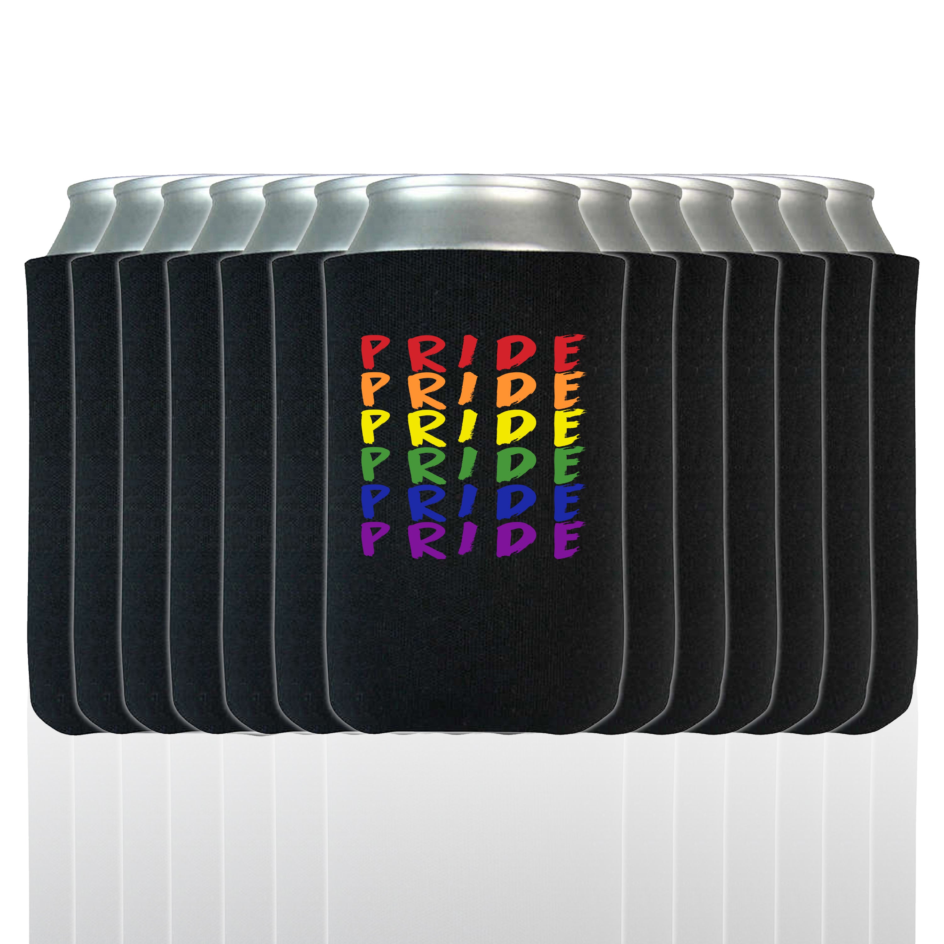 S4E® Pride Rainbow Gay Can Coolie, Insulating Sleeve Holder for Beverage Cups