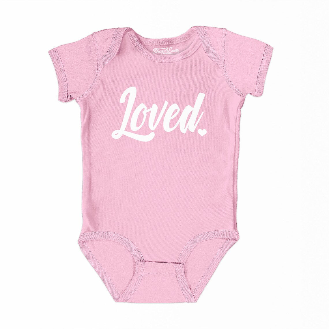 Loved Heart Valentine's Day Baby Bodysuit Cotton Romper