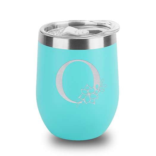 12oz Insulated Cup with Lid (Teal)