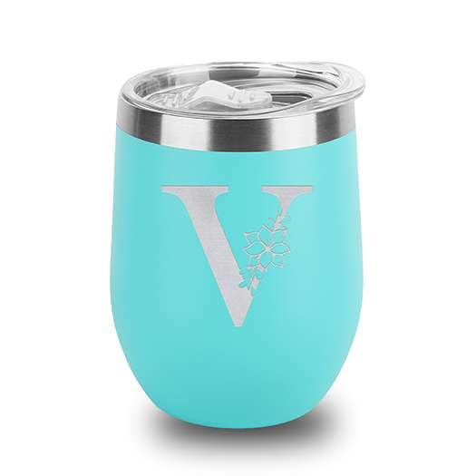 12oz Insulated Cup with Lid (Teal)