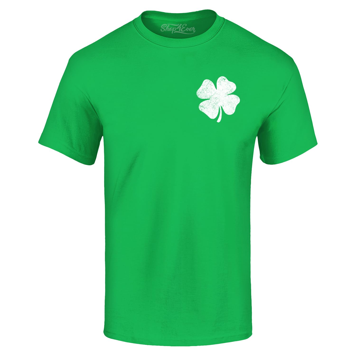 Custom Personalized Your Name and Jersey Number Shamrock St. Patrick's Day T-Shirt