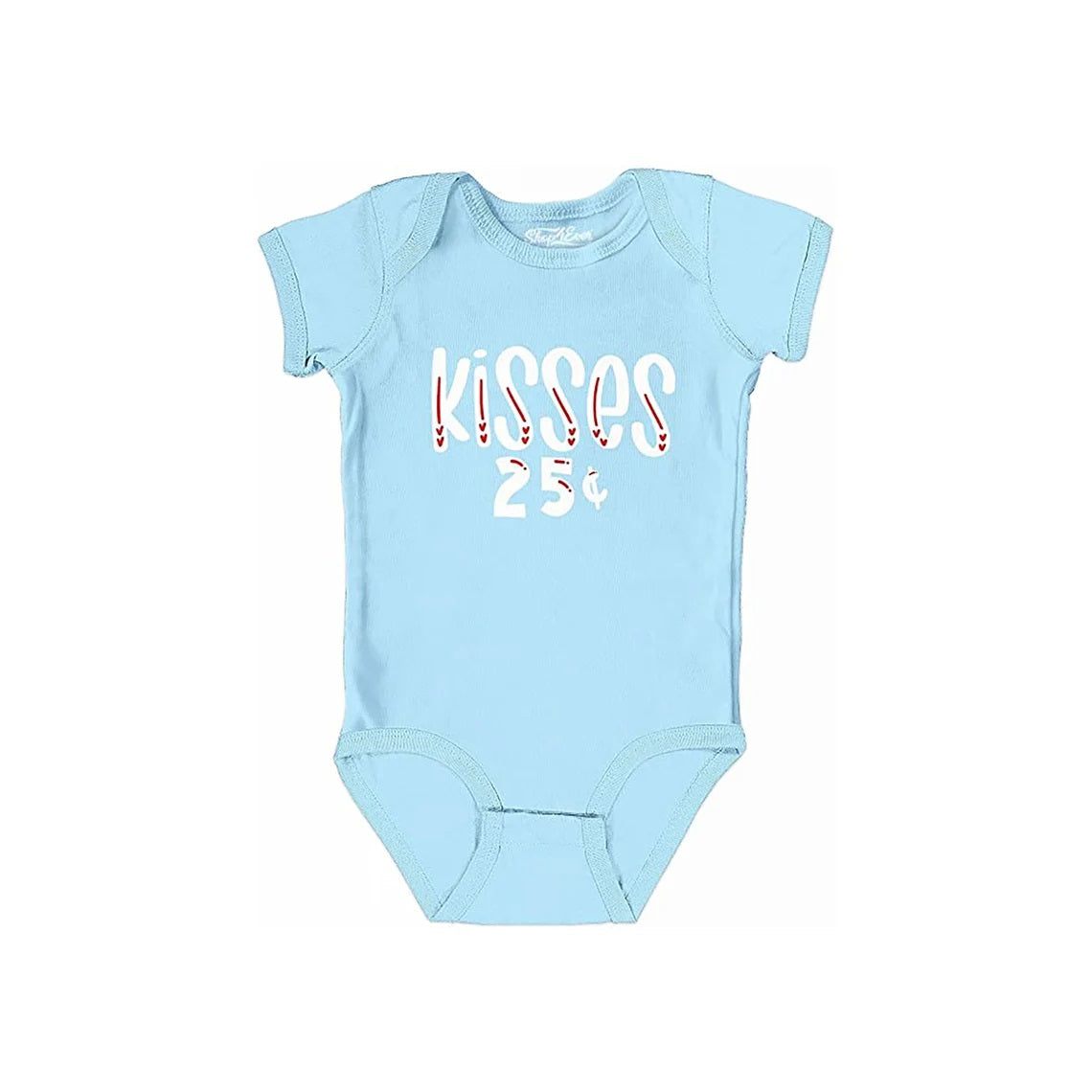 I Heart U ABC's Valentine's Day Love You Baby Bodysuit Cotton Romper