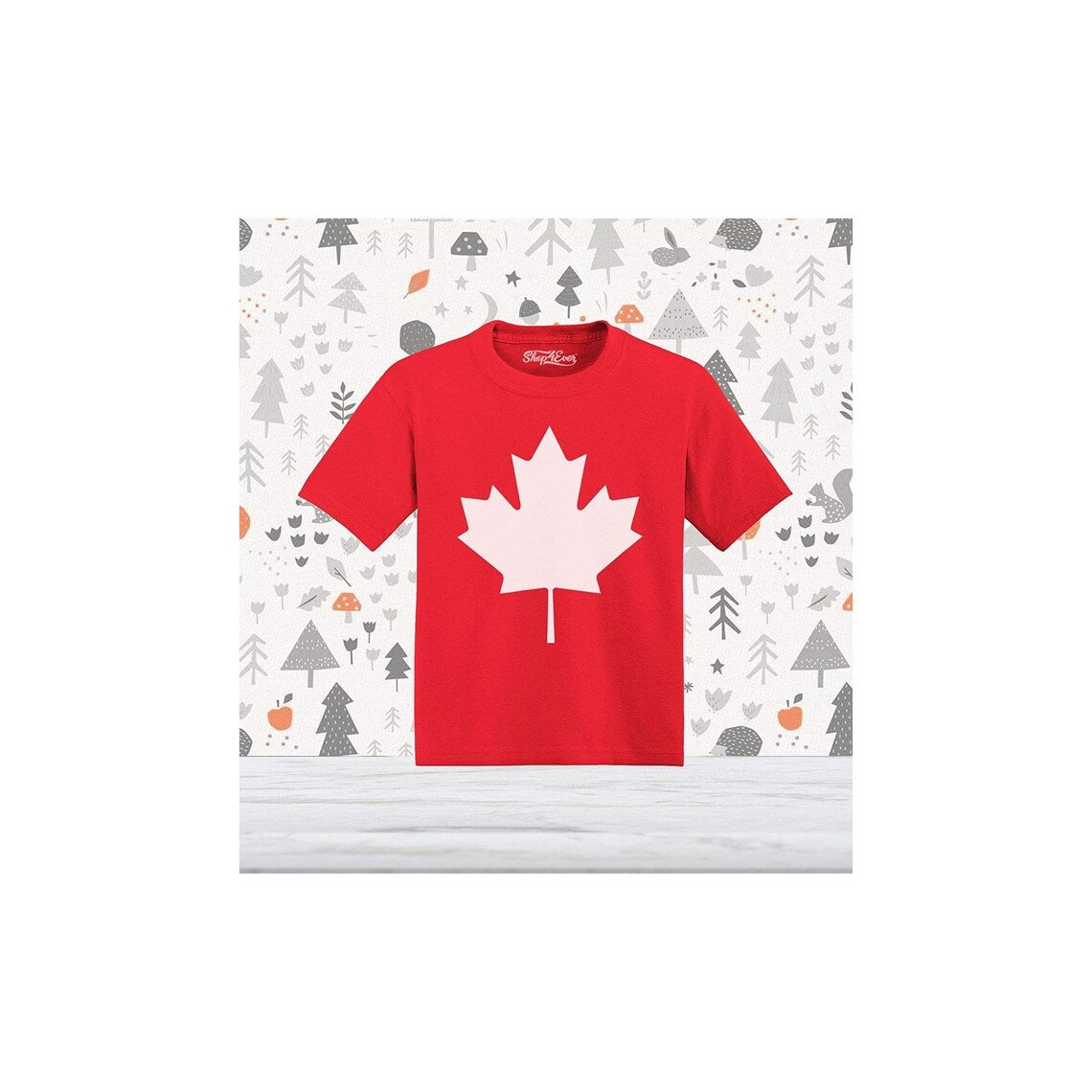 Canada Maple Leaf Toddler Cotton T-Shirt