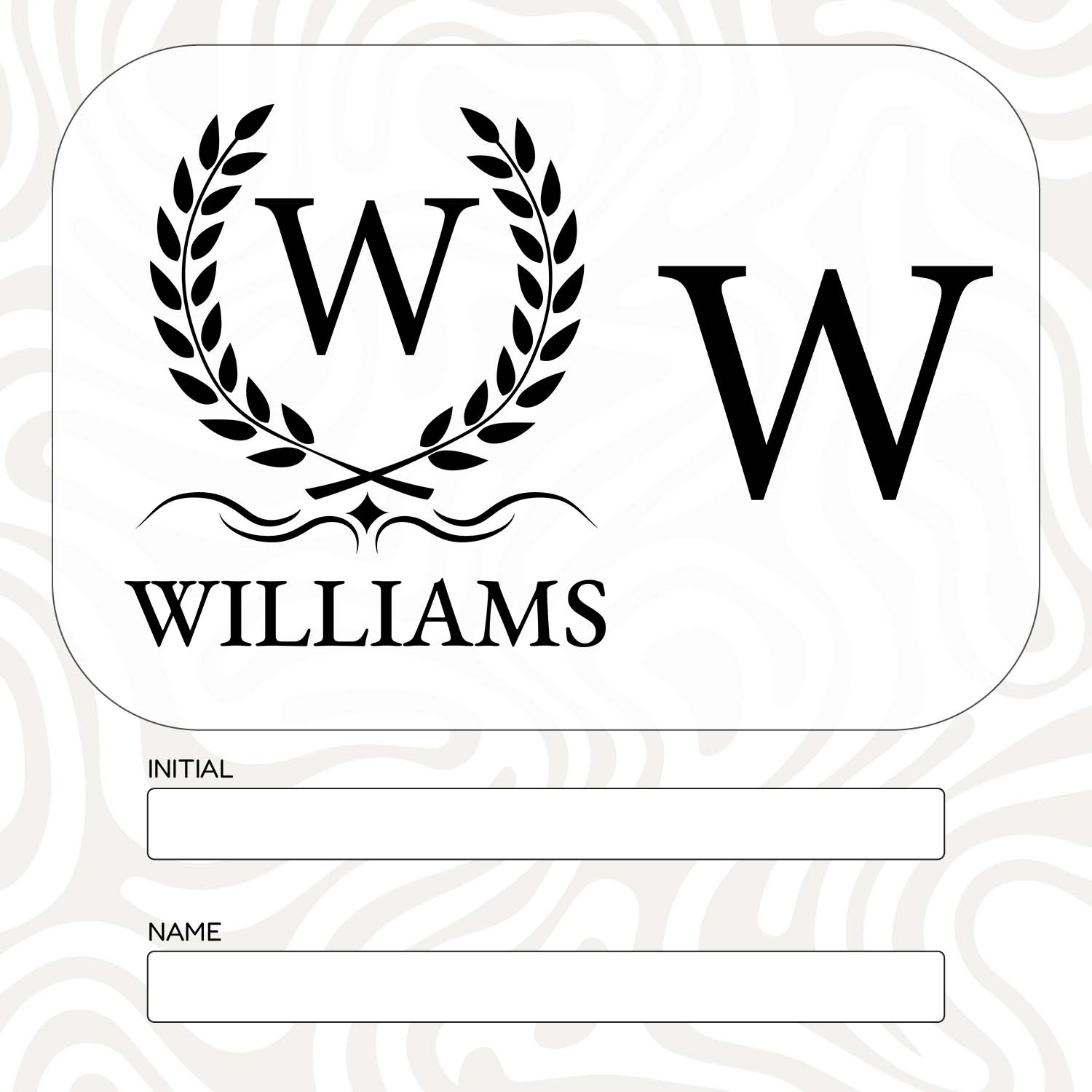 Custom Engraved Monogram Name Initial Icon Chunky Heavy Liquor/Bourbon Decanter with Glasses, Whiskey Stones, Coasters & Tongs, Premium Whiskey Gift Set for Men, Husband, Dad
