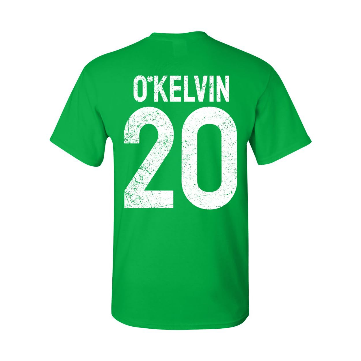 Custom Personalized Your Name and Jersey Number Shamrock St. Patrick's Day T-Shirt