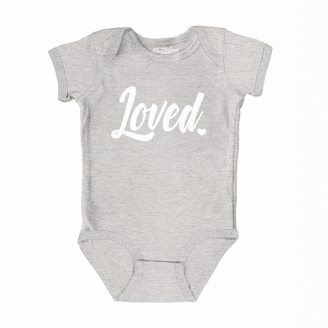 Loved Heart Valentine's Day Baby Bodysuit Cotton Romper