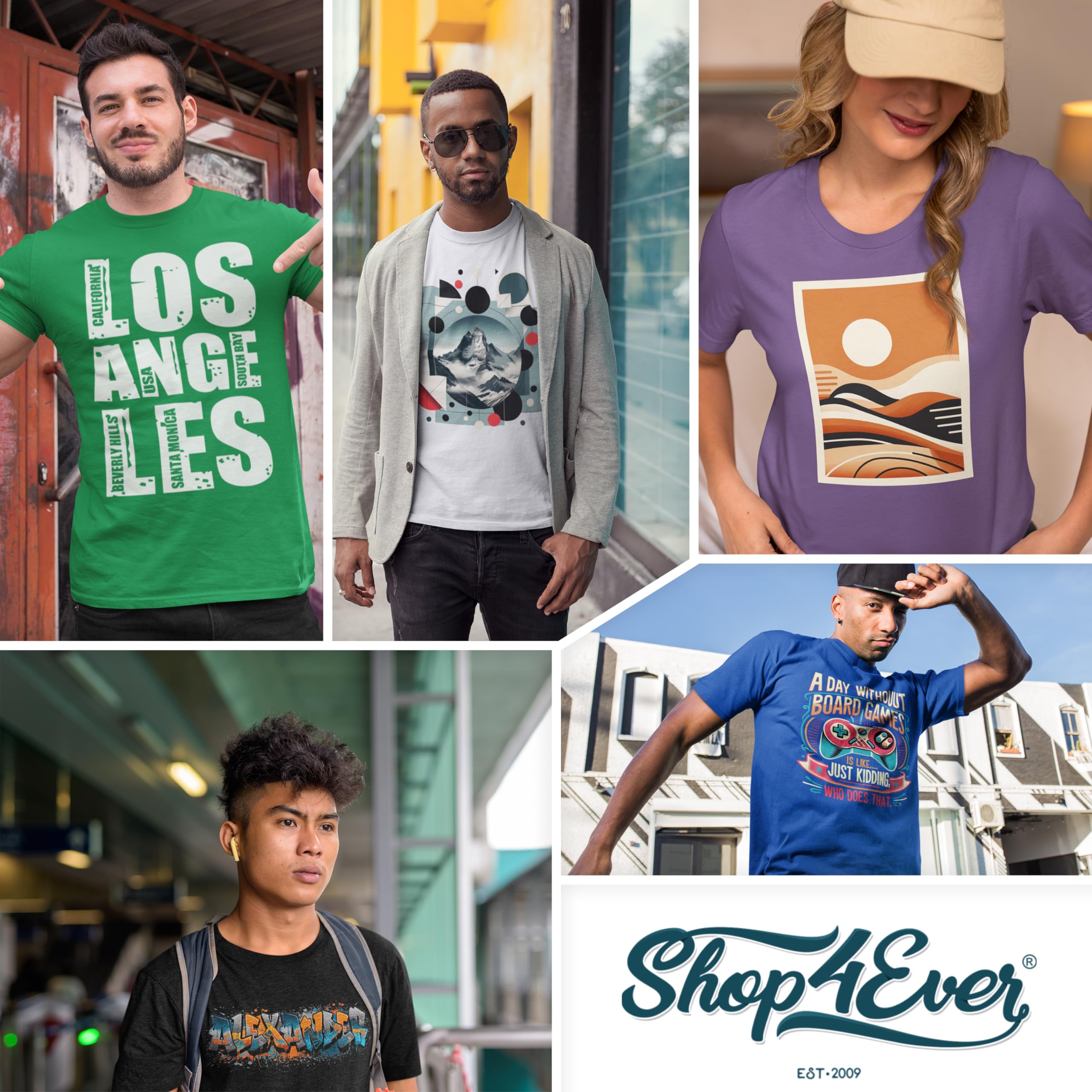 Custom Personalized Design Your Own Front Back T-Shirt