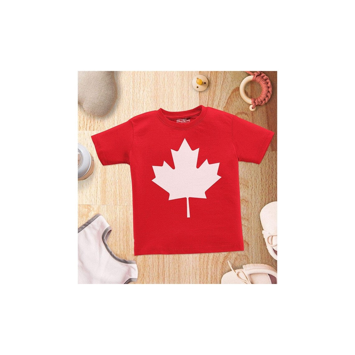 Canada Maple Leaf Toddler Cotton T-Shirt
