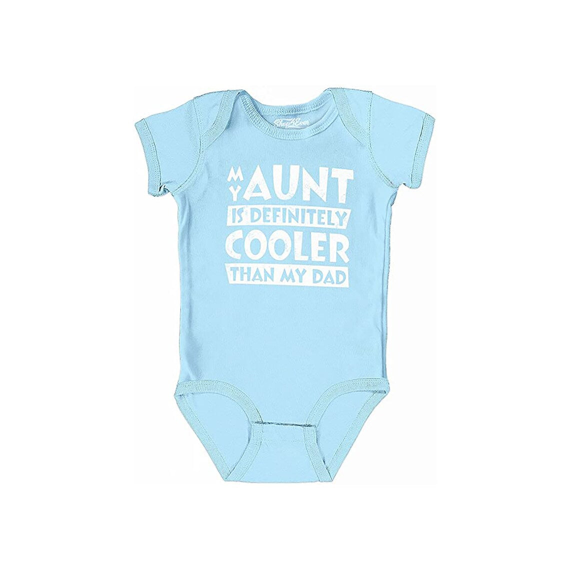 My Aunt is Definitely Cooler Than My Dad Baby Bodysuit Cotton Romper