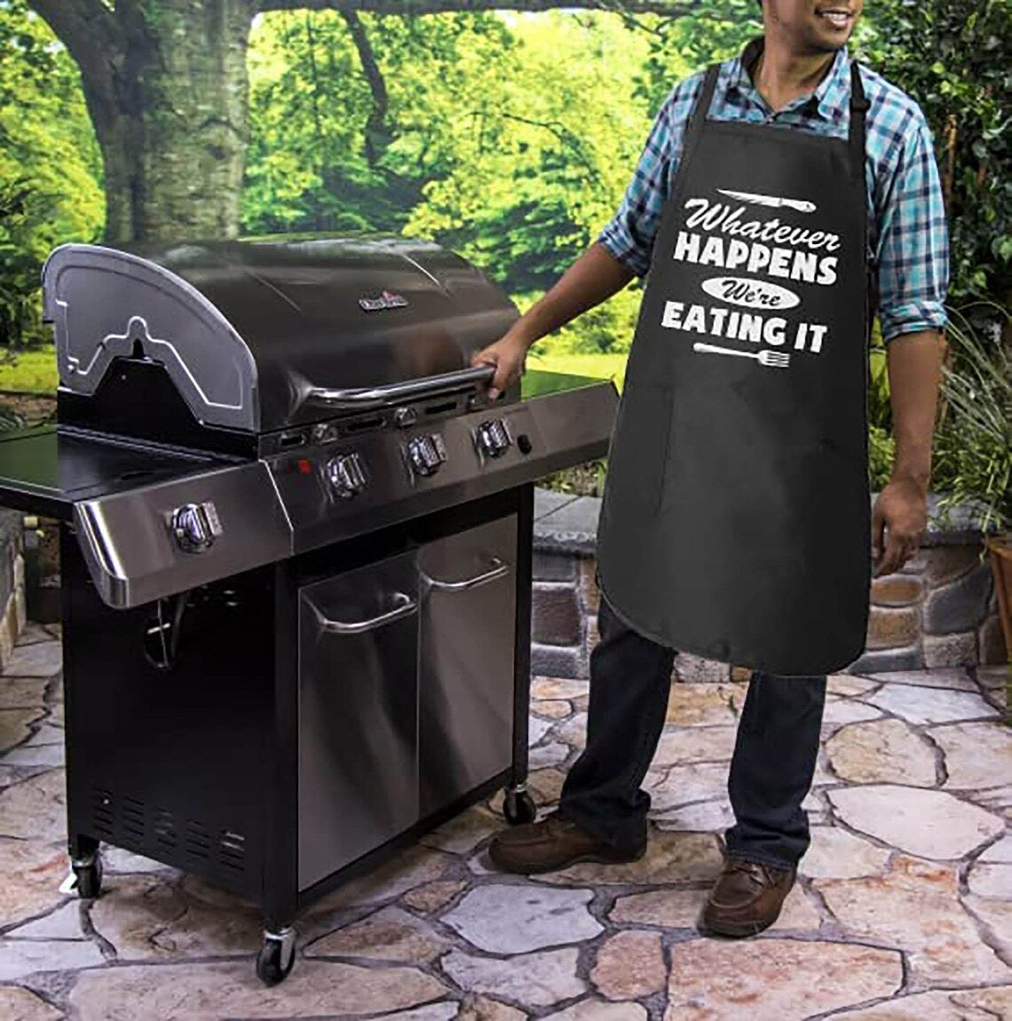 Kitchen Cooking Apron Gift with a Quote for Men, Women