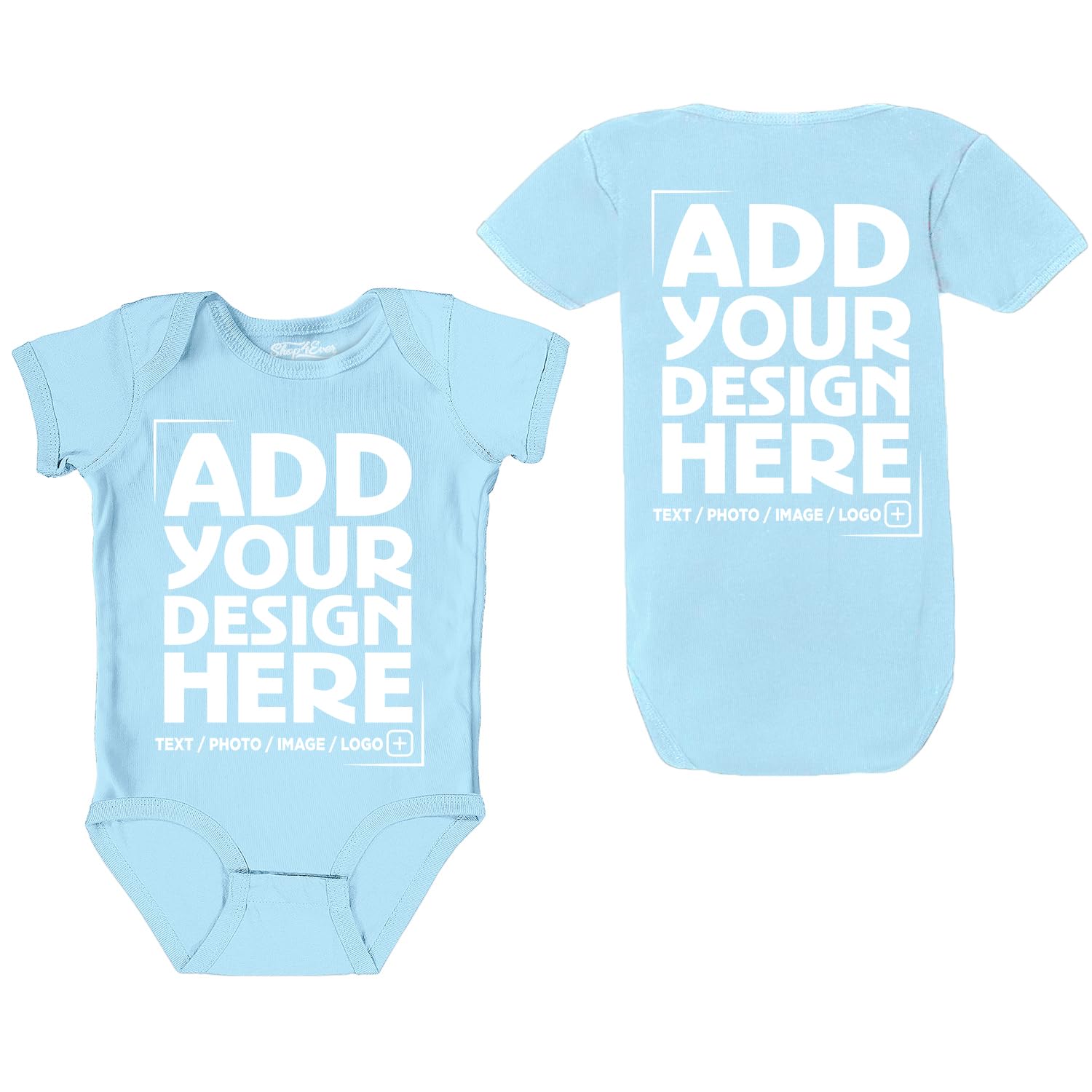Custom Personalized Design Your Own Baby Bodysuit Cotton Romper Baby Bodysuit