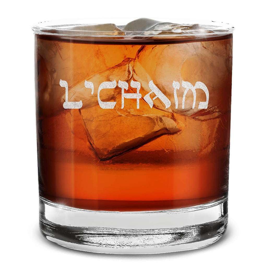 Around the World Different Languages Cin Cin Italian Cheers Toast Engraved Whiskey Glass 11 oz.