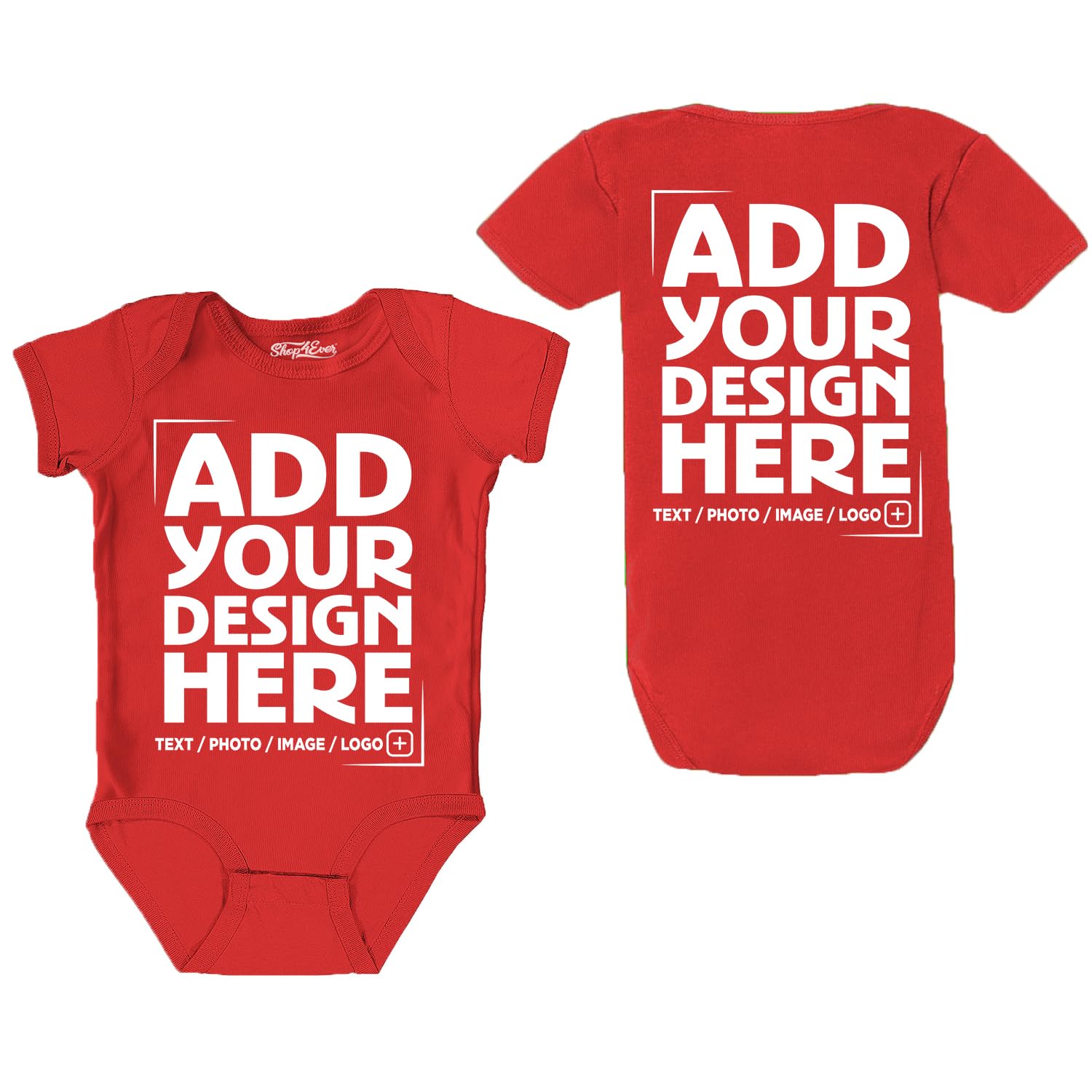 Custom Personalized Design Your Own Baby Bodysuit Cotton Romper Baby Bodysuit