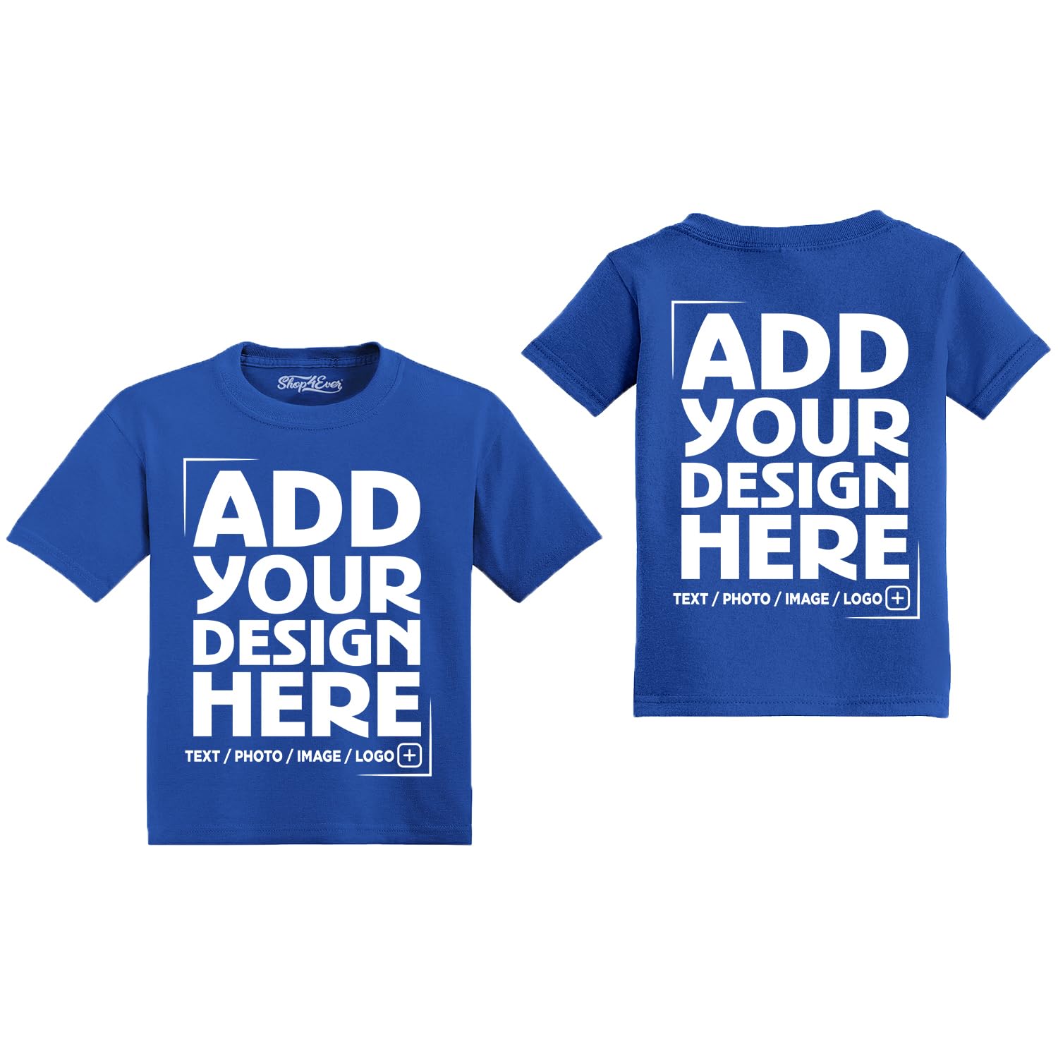 Custom Personalized Design Your Own Toddler Cotton T-Shirt
