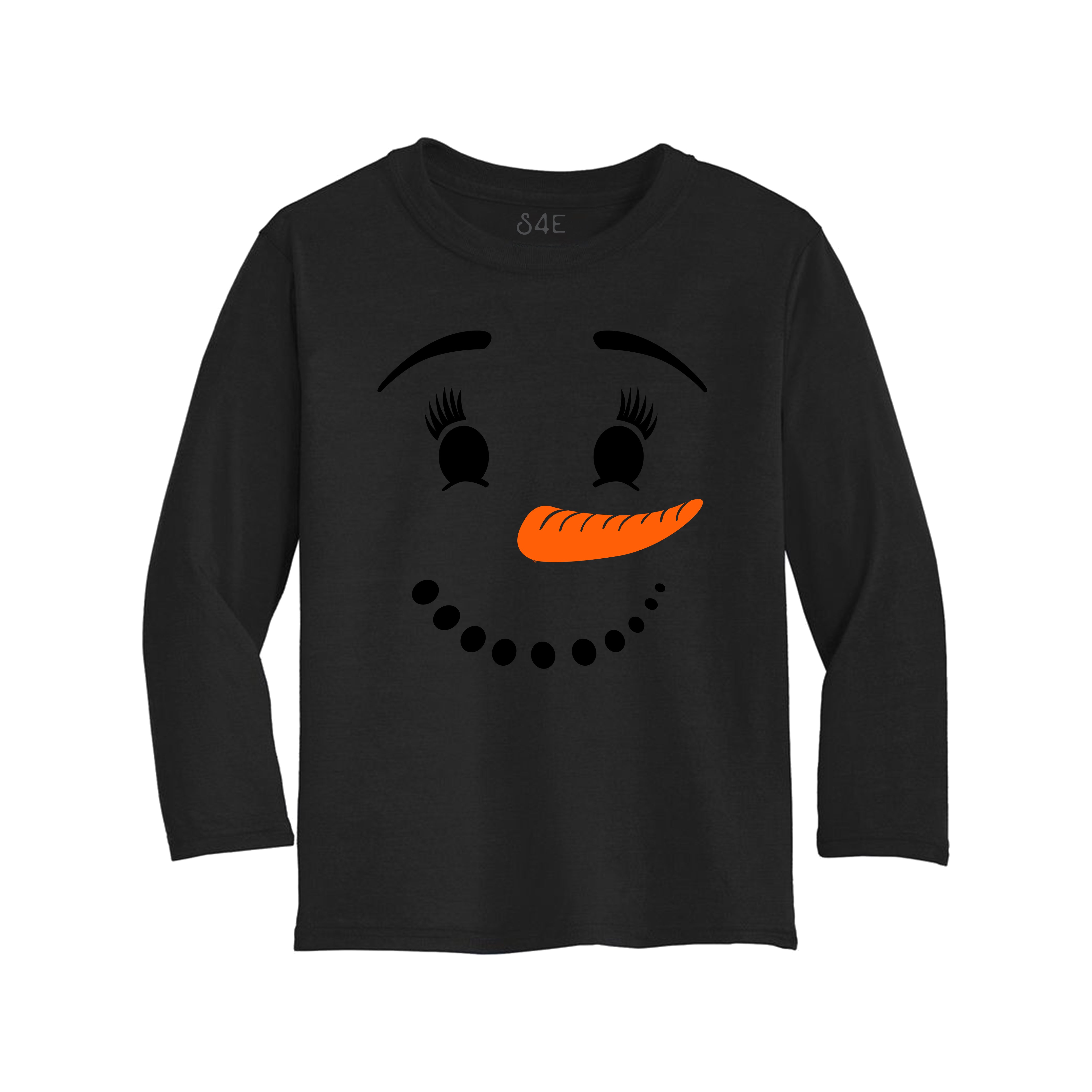 S4E® Christmas Snowman Face Toddler Long Sleeve