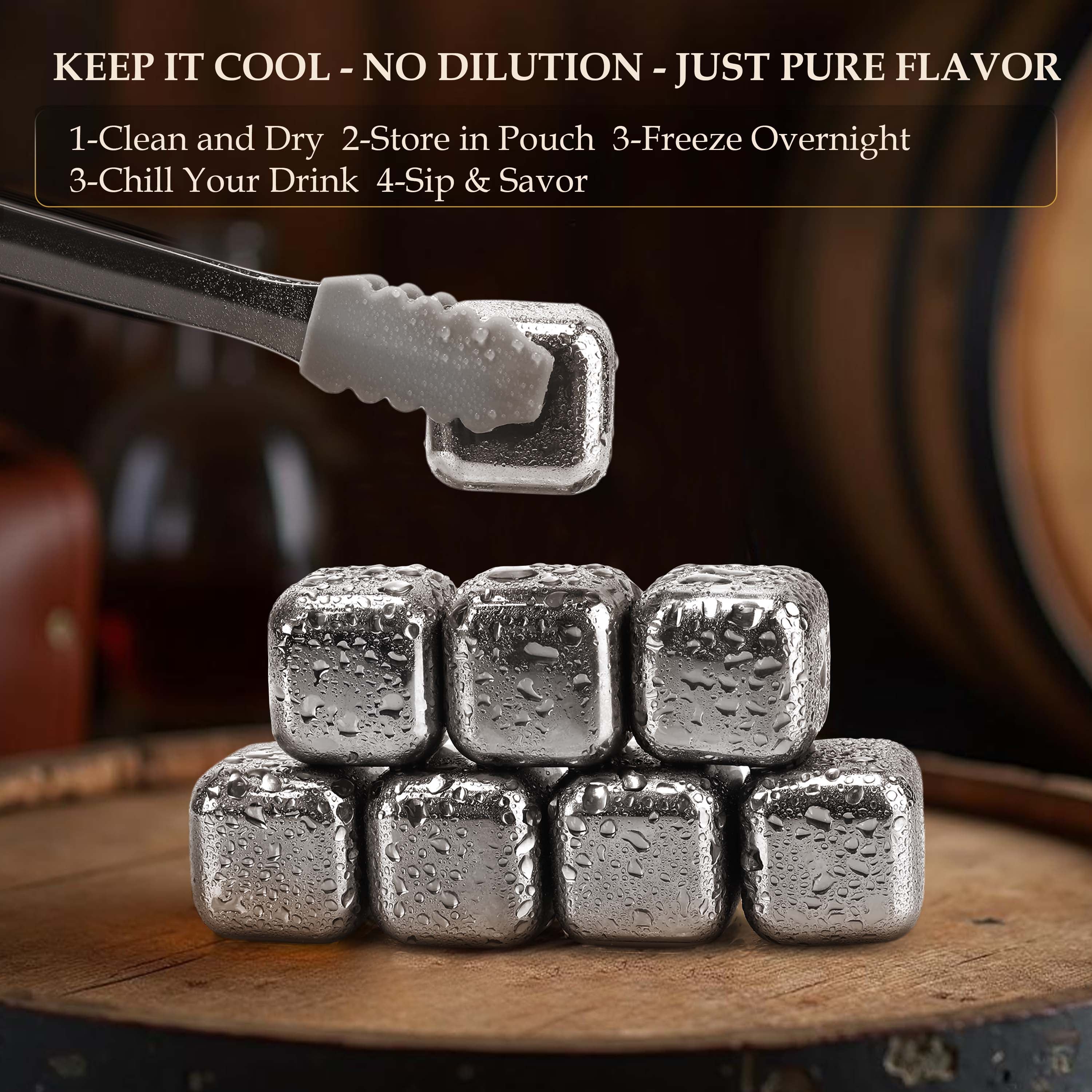 Custom Couples Initials and Date Arrow Whiskey Gift Set of 2 Glasses, Tongs, & Stainless Steel Whiskey Stones – Personalized Premium Wood Box Gift for Couples