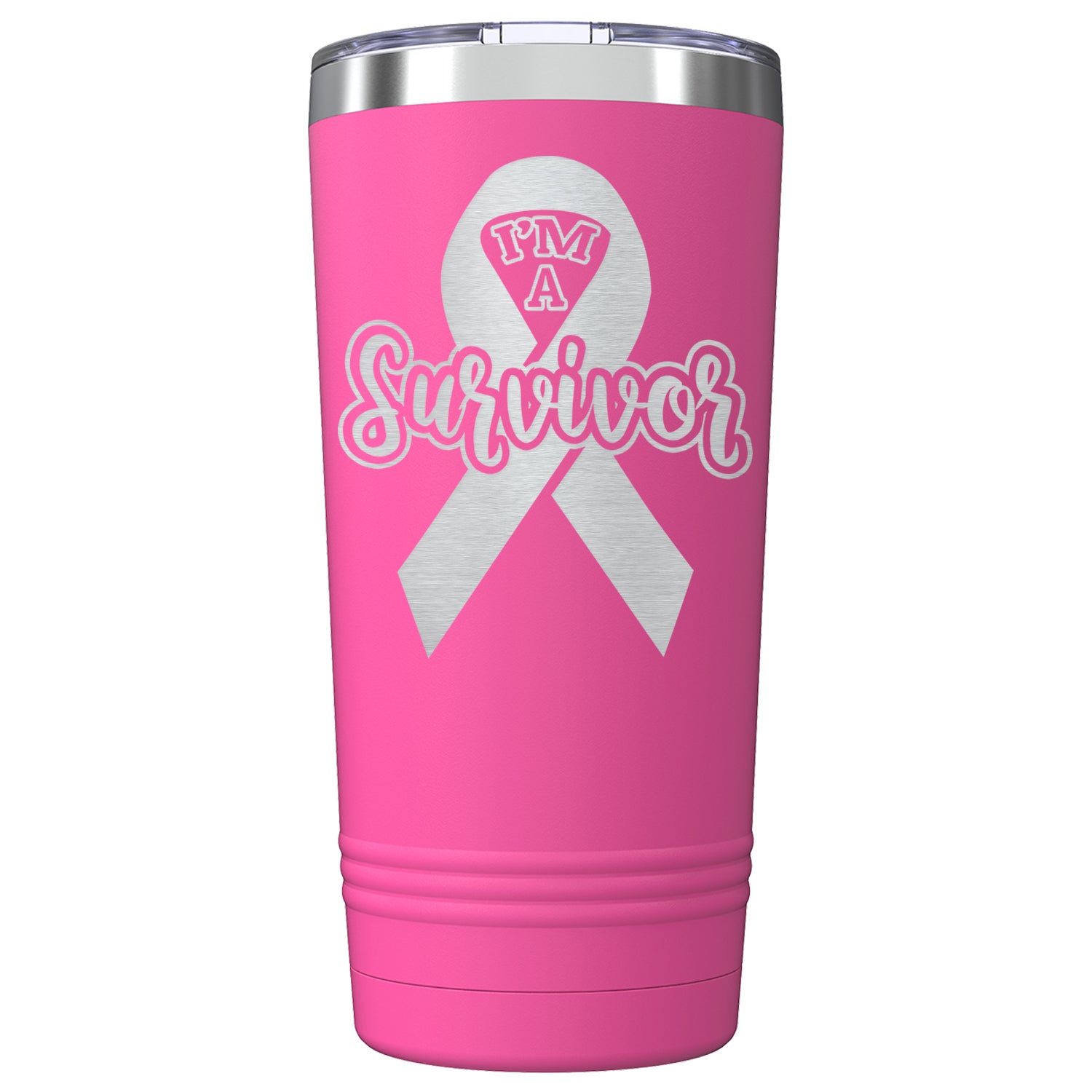I'm a Survivor Breast Cancer Awareness Insulated Tumblers 20 oz.