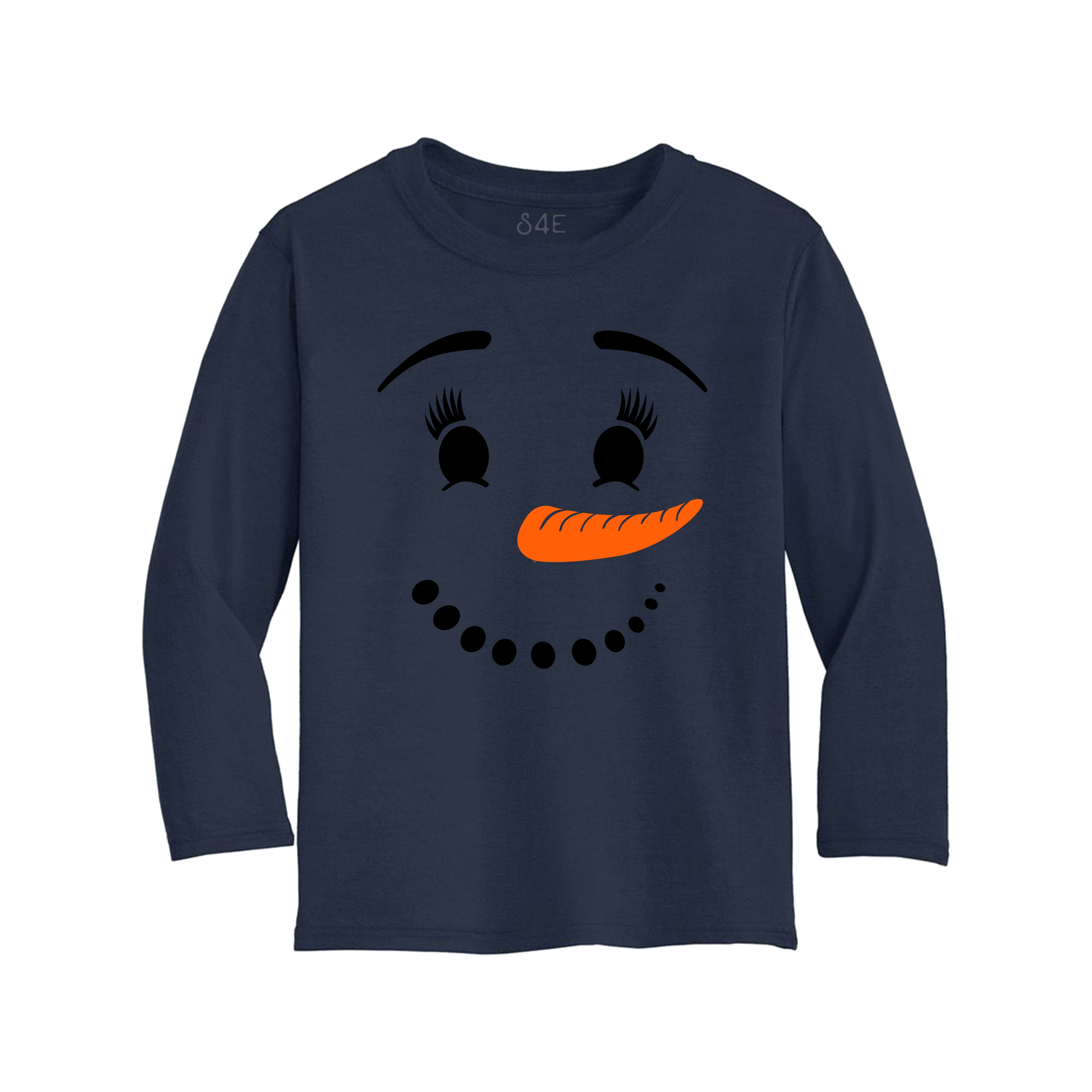 S4E® Christmas Snowman Face Toddler Long Sleeve