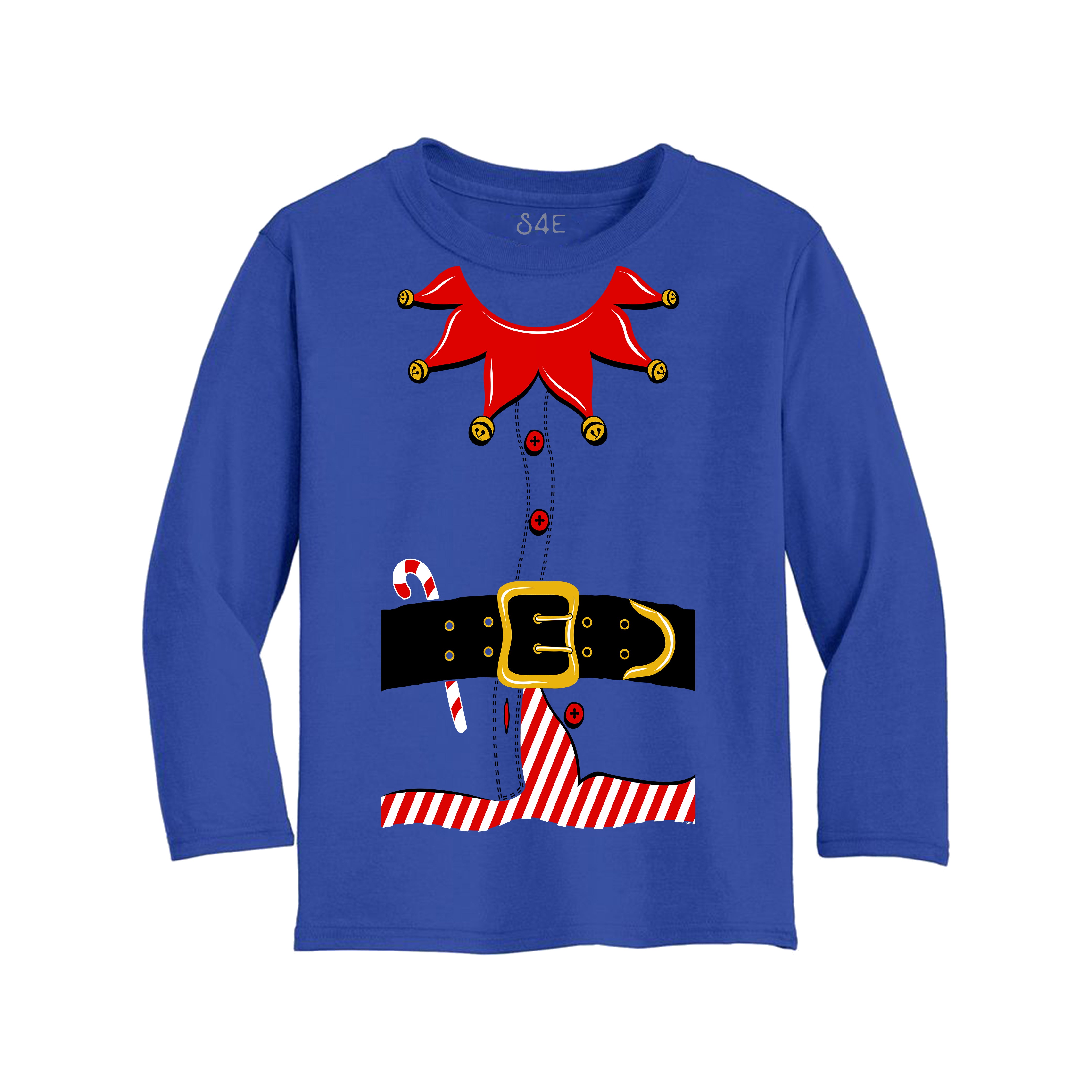 S4E® Christmas Elf Costume Toddler Long Sleeve