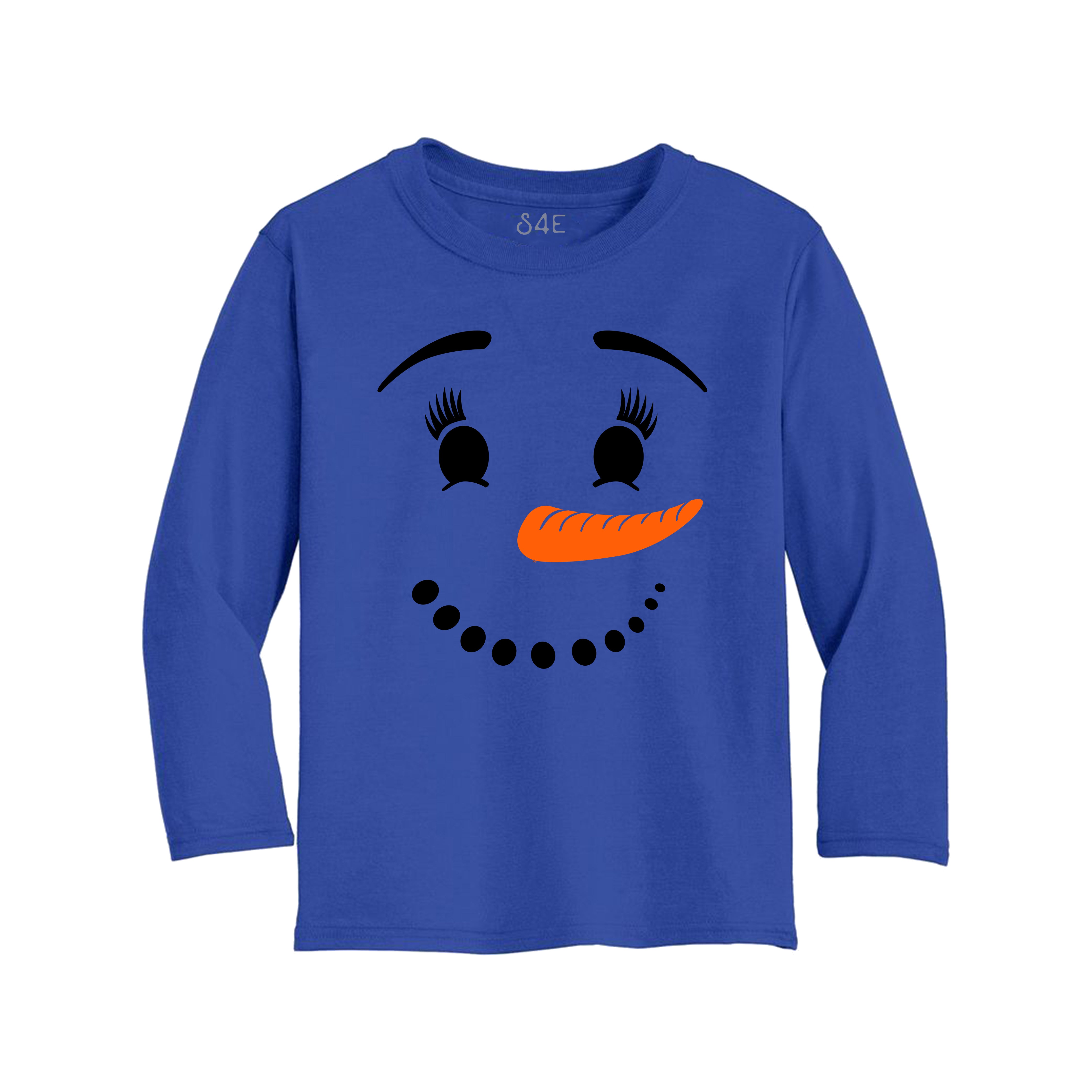S4E® Christmas Snowman Face Toddler Long Sleeve