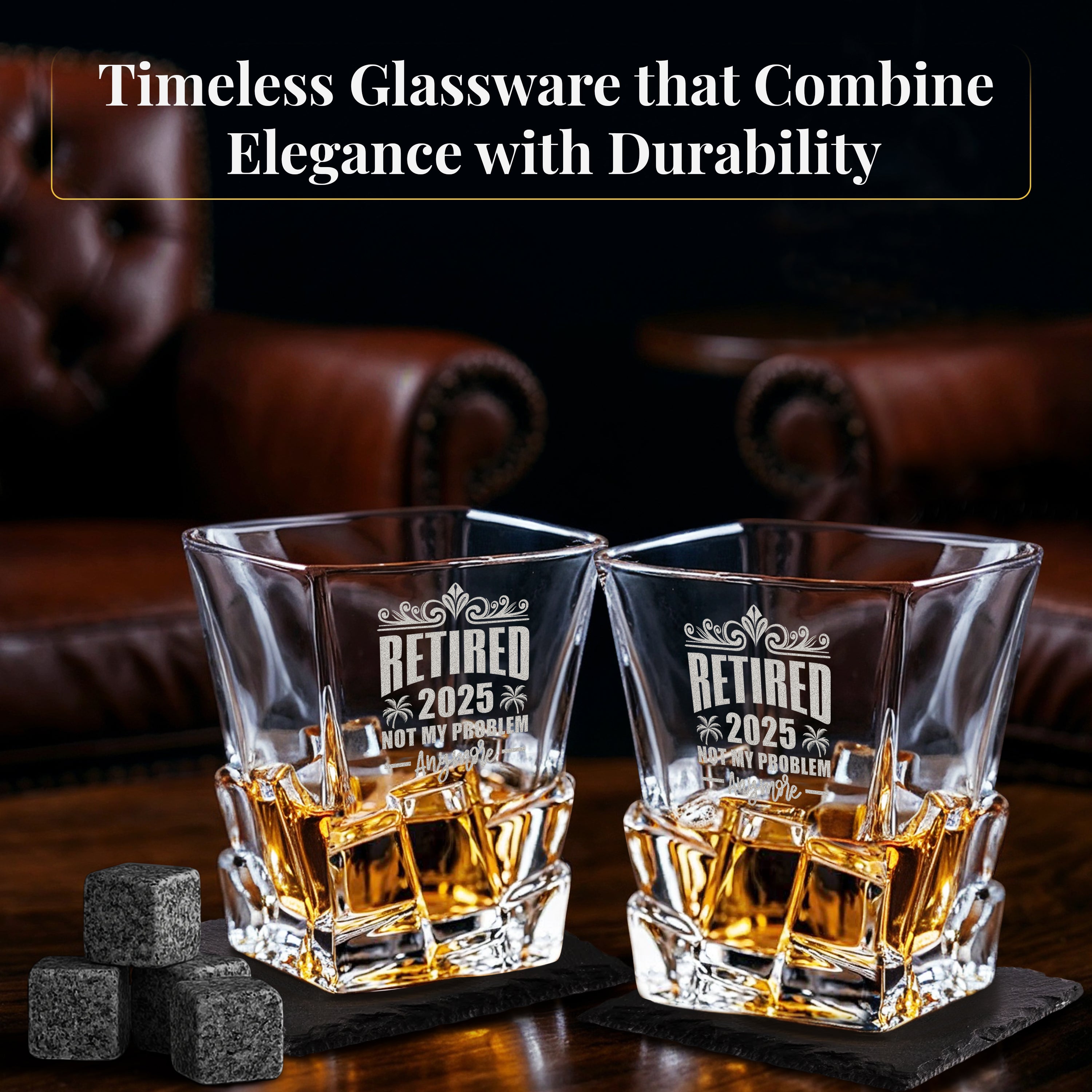 Retired 2025 Gift Set: "Not My Problem Anymore" Engraved Decanter - Shop4Ever