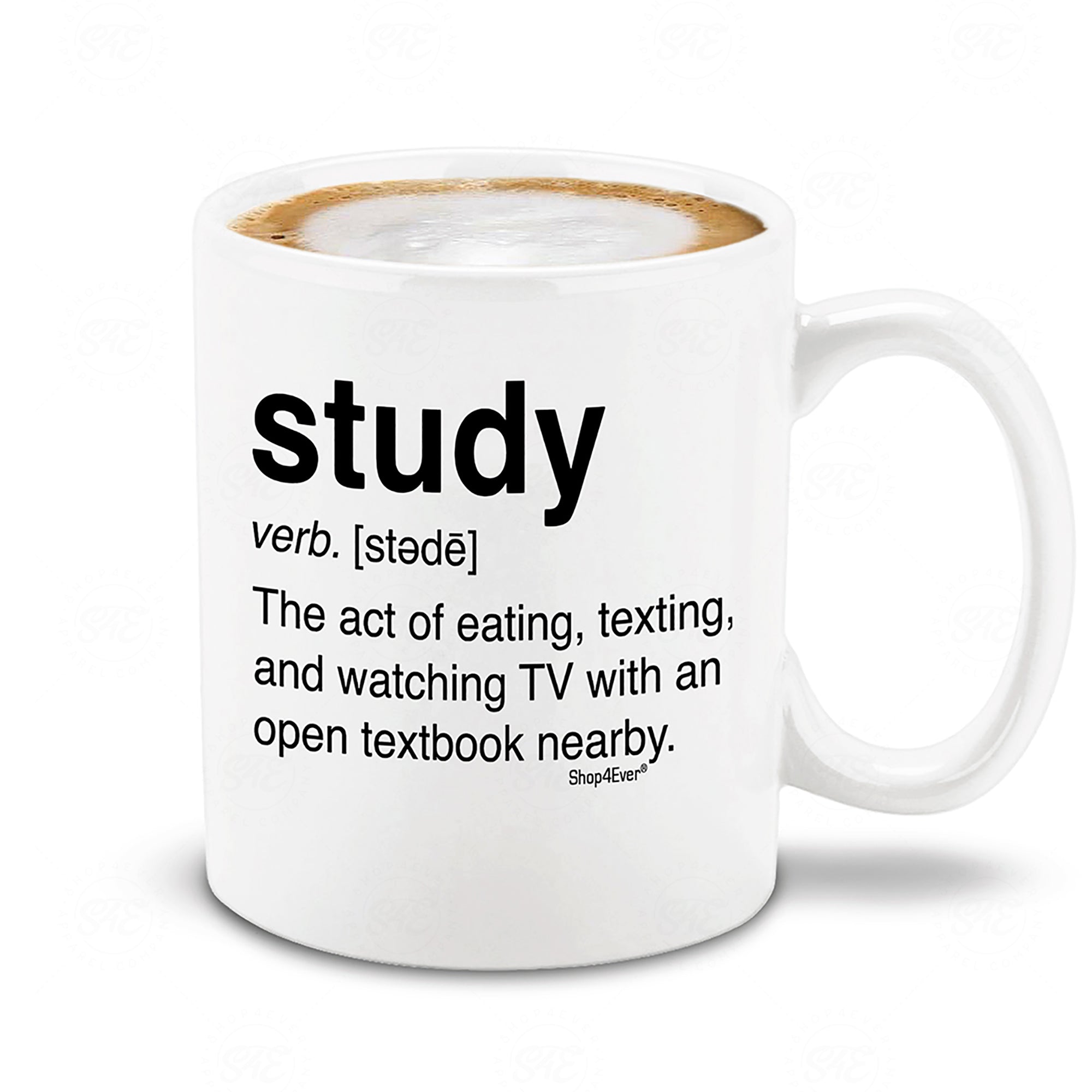 Study Definition Ceramic Coffee Mug Tea Cup For College Student Graduate