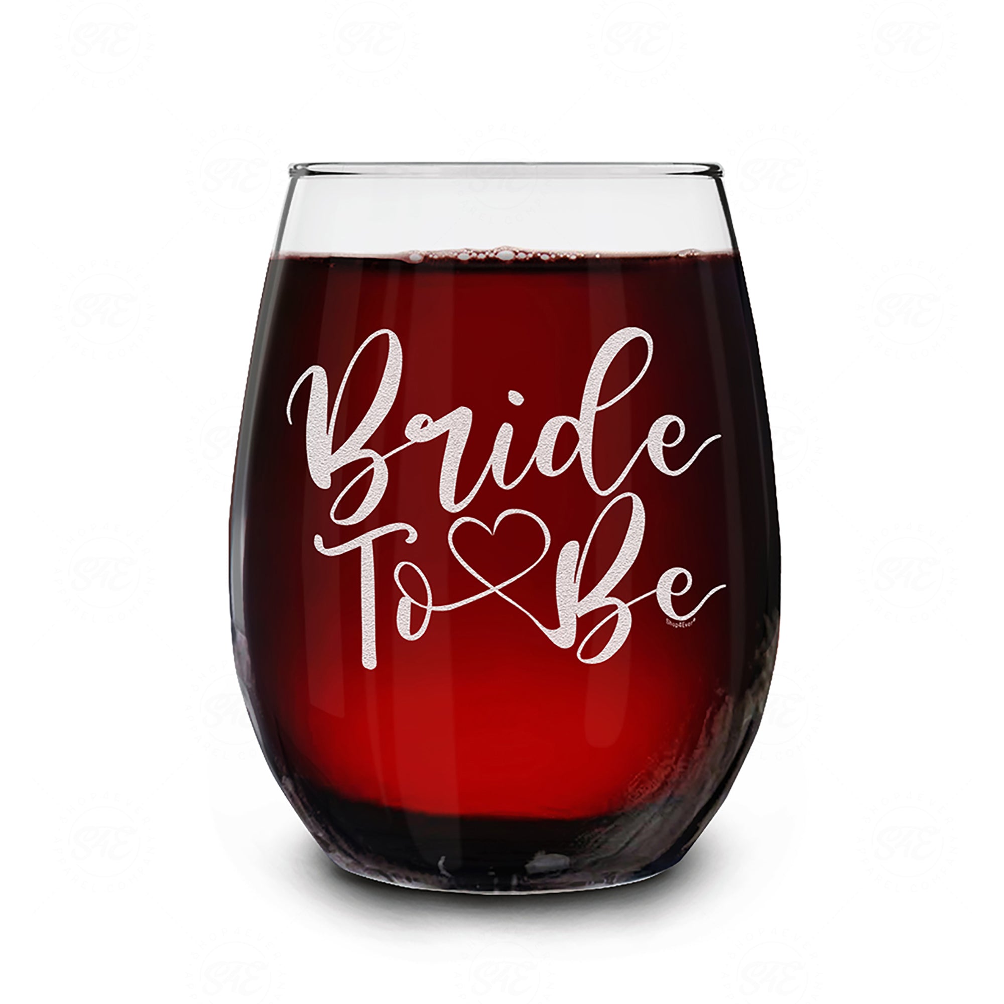 Bride To Be Laser Engraved Stemless Wine Glass Engagement Bachelorette Party Gift for Bride Just Engaged