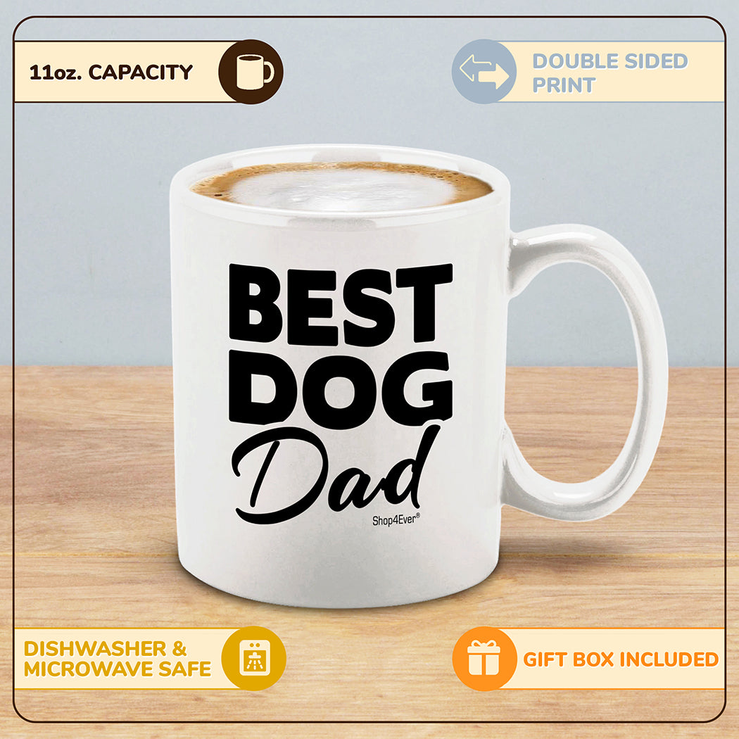 Best Dog Dad Ceramic Coffee Mug Tea Cup