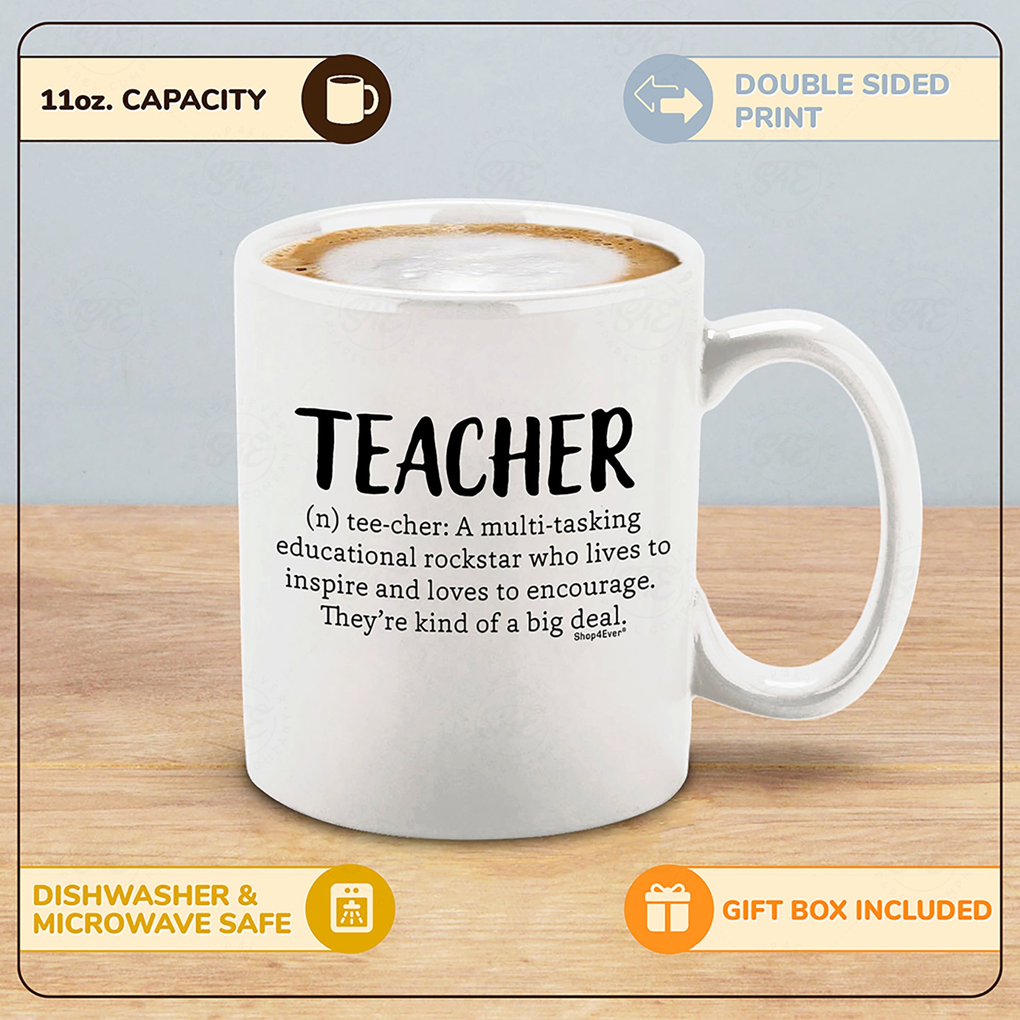 Teacher Definition Ceramic Coffee Mug