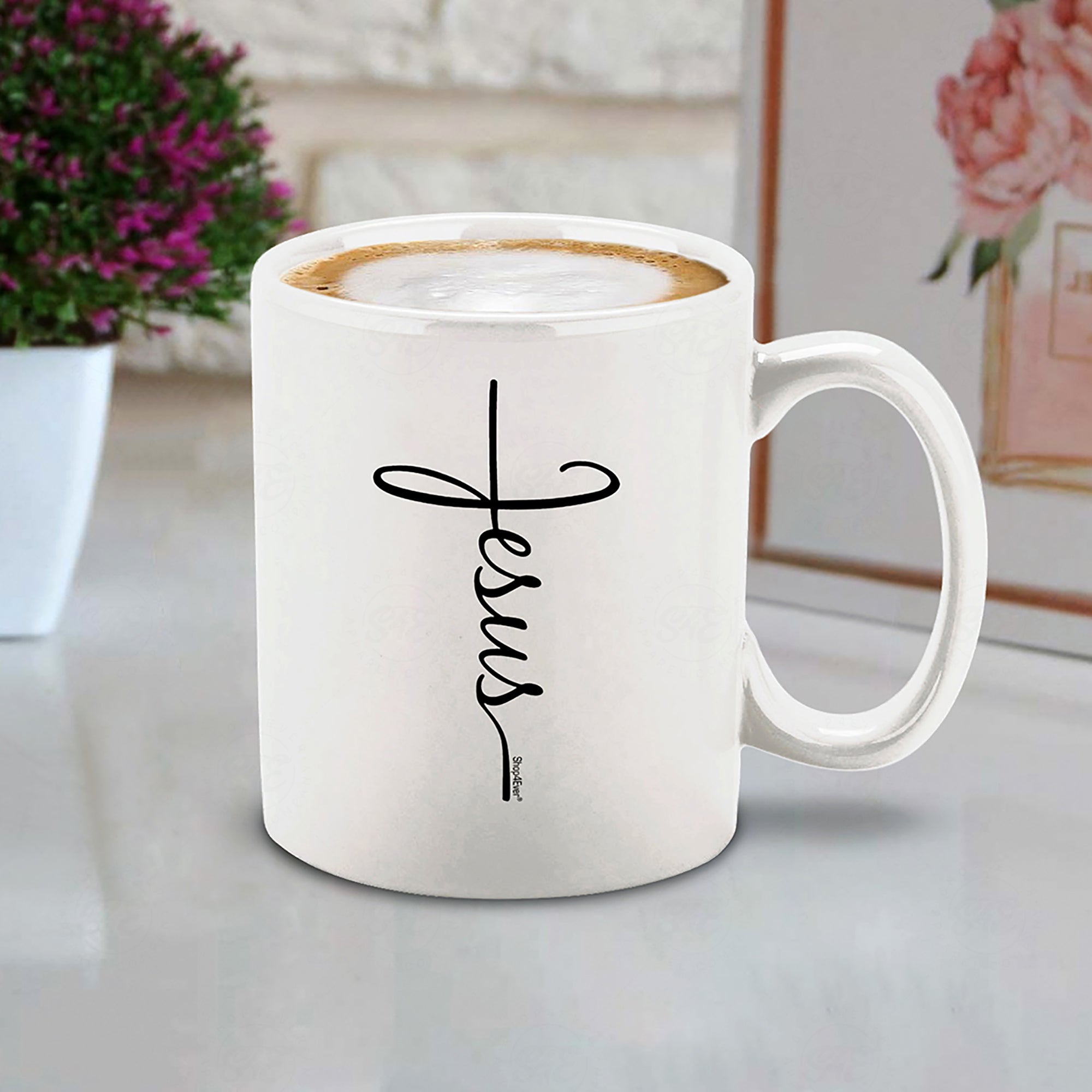 Jesus Cross Ceramic Coffee Mug Tea Cup