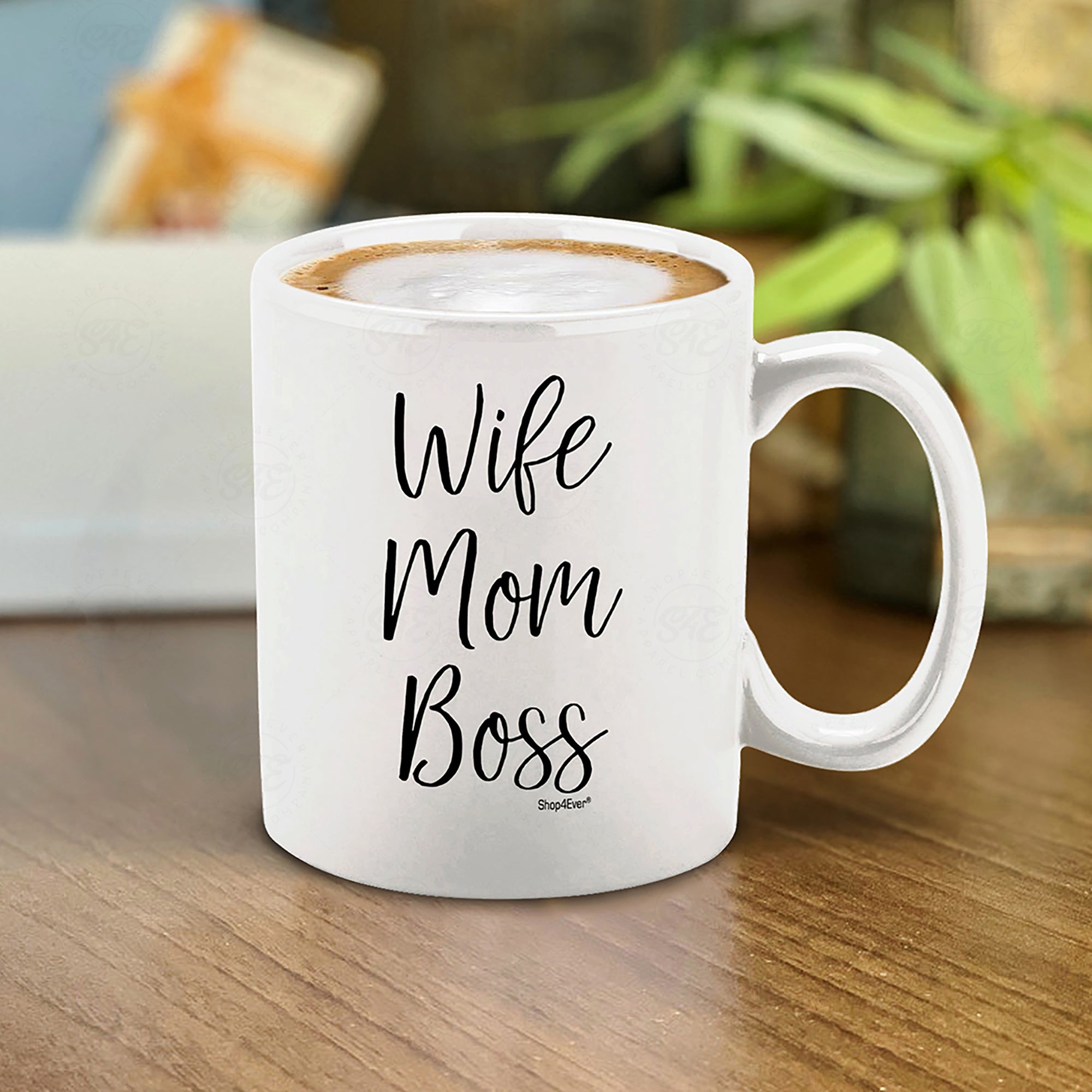 Wife Mom Boss Ceramic Coffee Mug