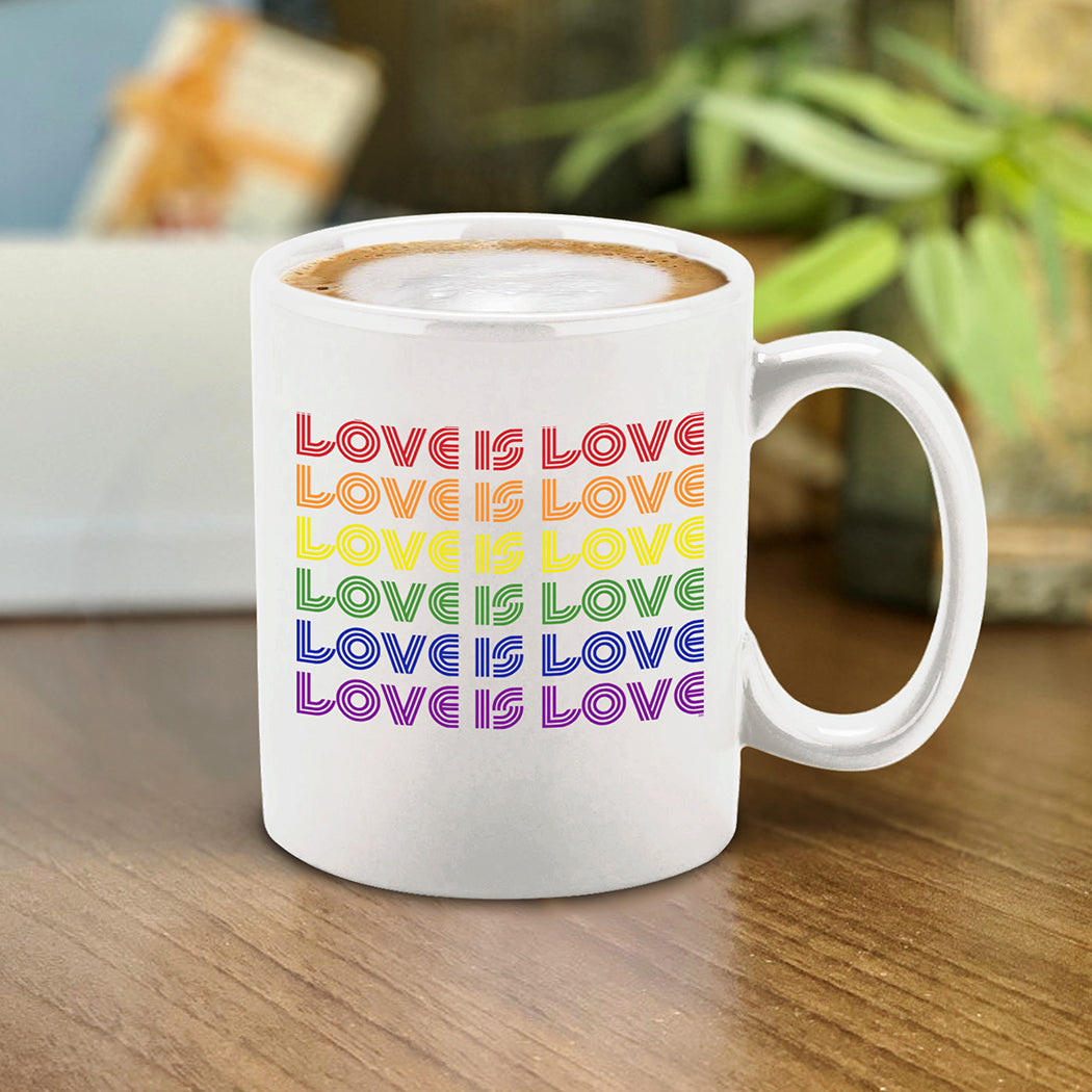 Love Is Love Ceramic Coffee Mug Tea Cup