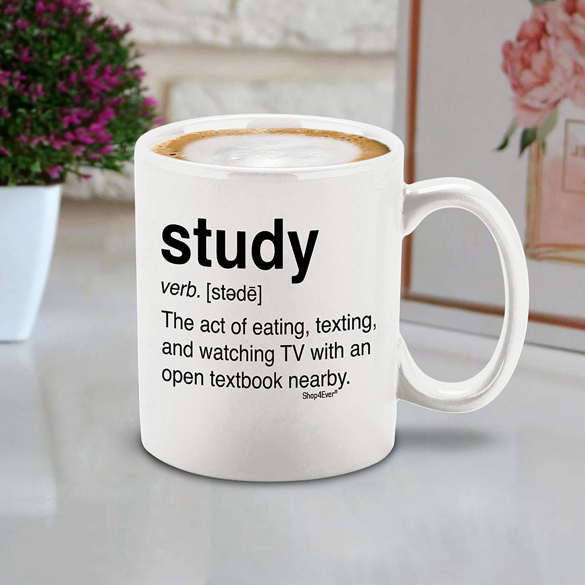 Study Definition Ceramic Coffee Mug Tea Cup For College Student Graduate