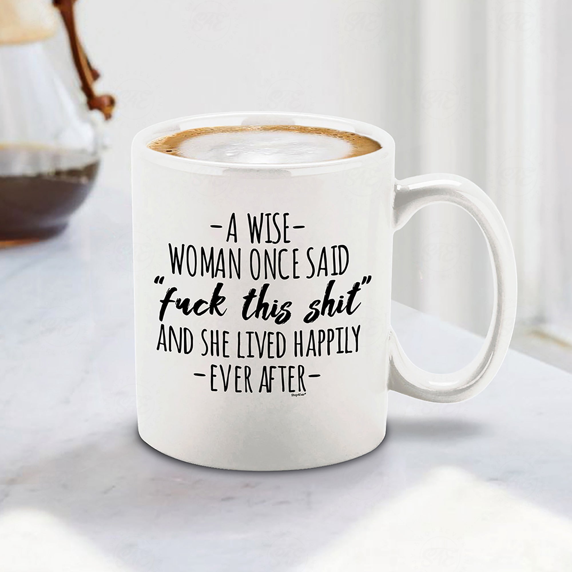 Funny Divorce Breakup Retirement Coffee Mug A Wise Woman Once Said And She Lived Happily Ever After Ceramic Coffee Mug Tea Cup