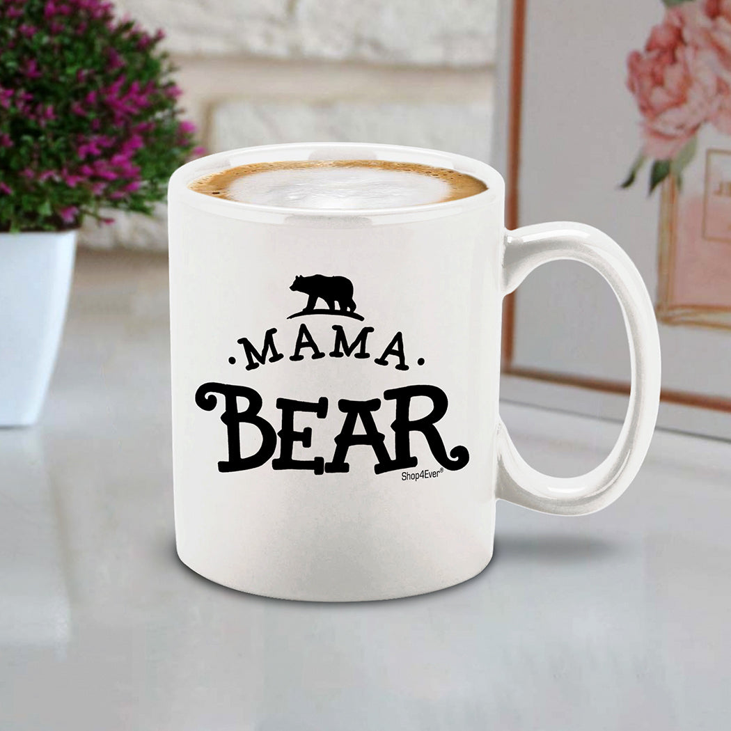 Mama Bear Ceramic Coffee Mug Tea Cup New Mom Mommy To Be Mug